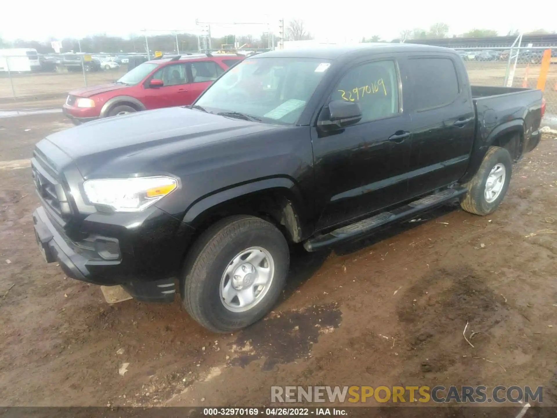 2 Photograph of a damaged car 3TMCZ5AN6LM306499 TOYOTA TACOMA 4WD 2020