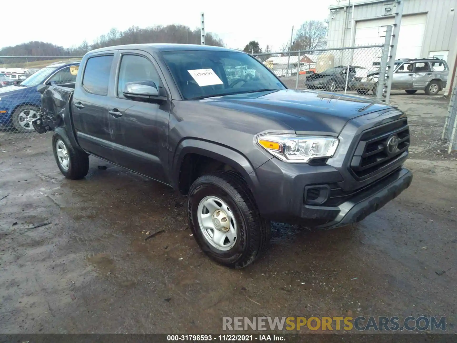 1 Photograph of a damaged car 3TMCZ5AN6LM311248 TOYOTA TACOMA 4WD 2020