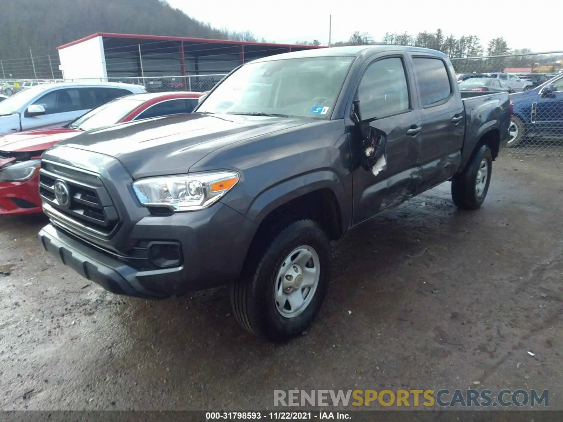 2 Photograph of a damaged car 3TMCZ5AN6LM311248 TOYOTA TACOMA 4WD 2020