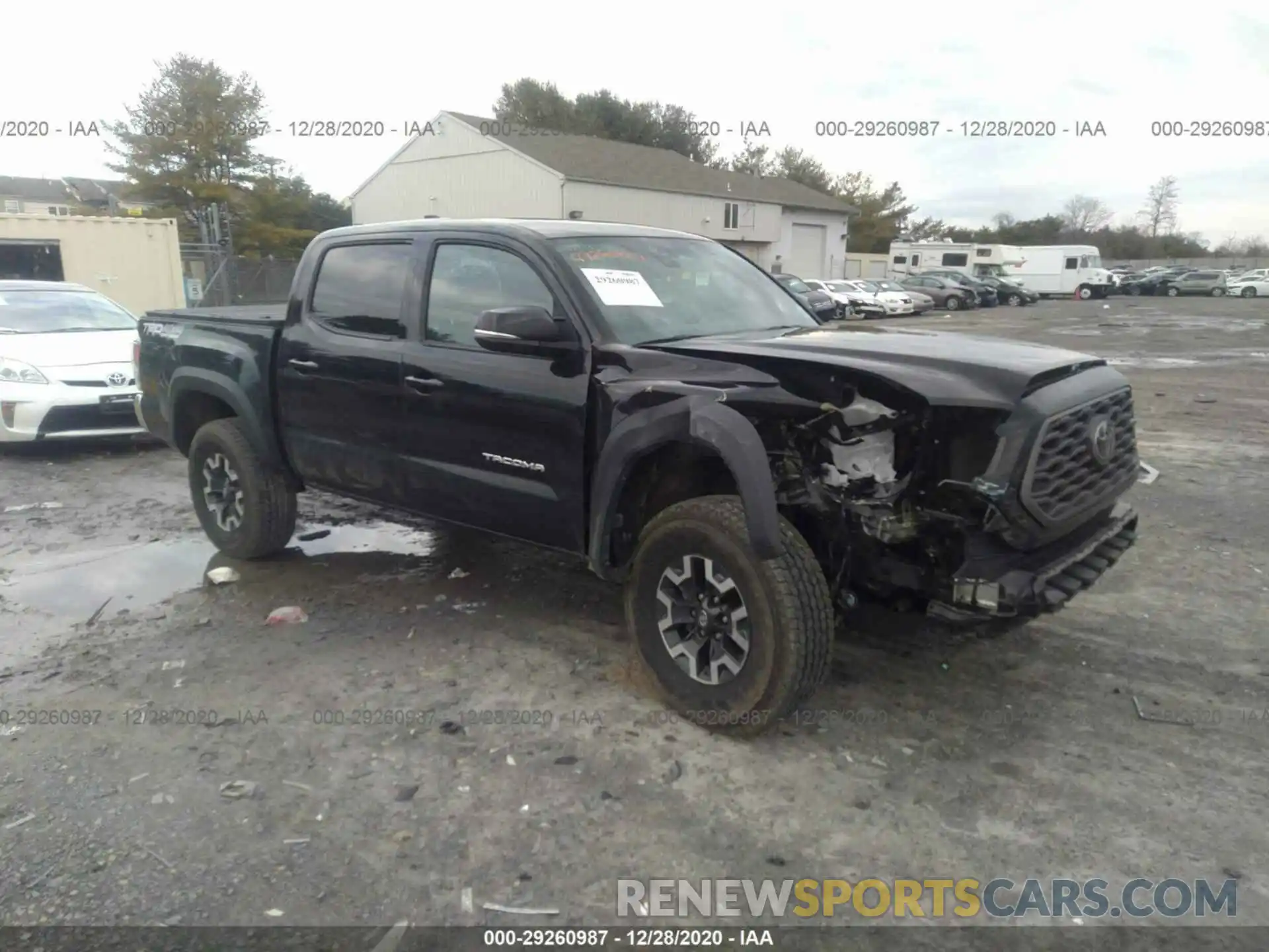 1 Photograph of a damaged car 3TMCZ5AN6LM315459 TOYOTA TACOMA 4WD 2020