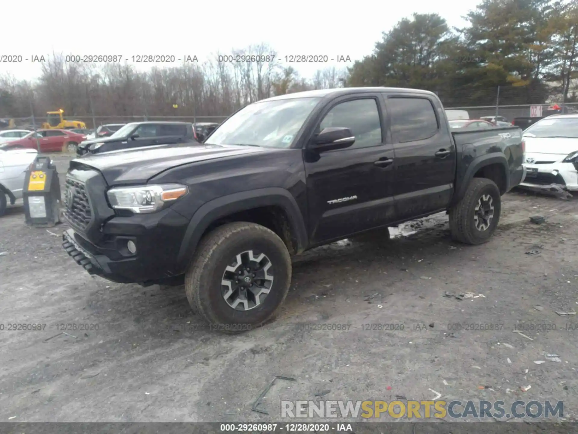 2 Photograph of a damaged car 3TMCZ5AN6LM315459 TOYOTA TACOMA 4WD 2020