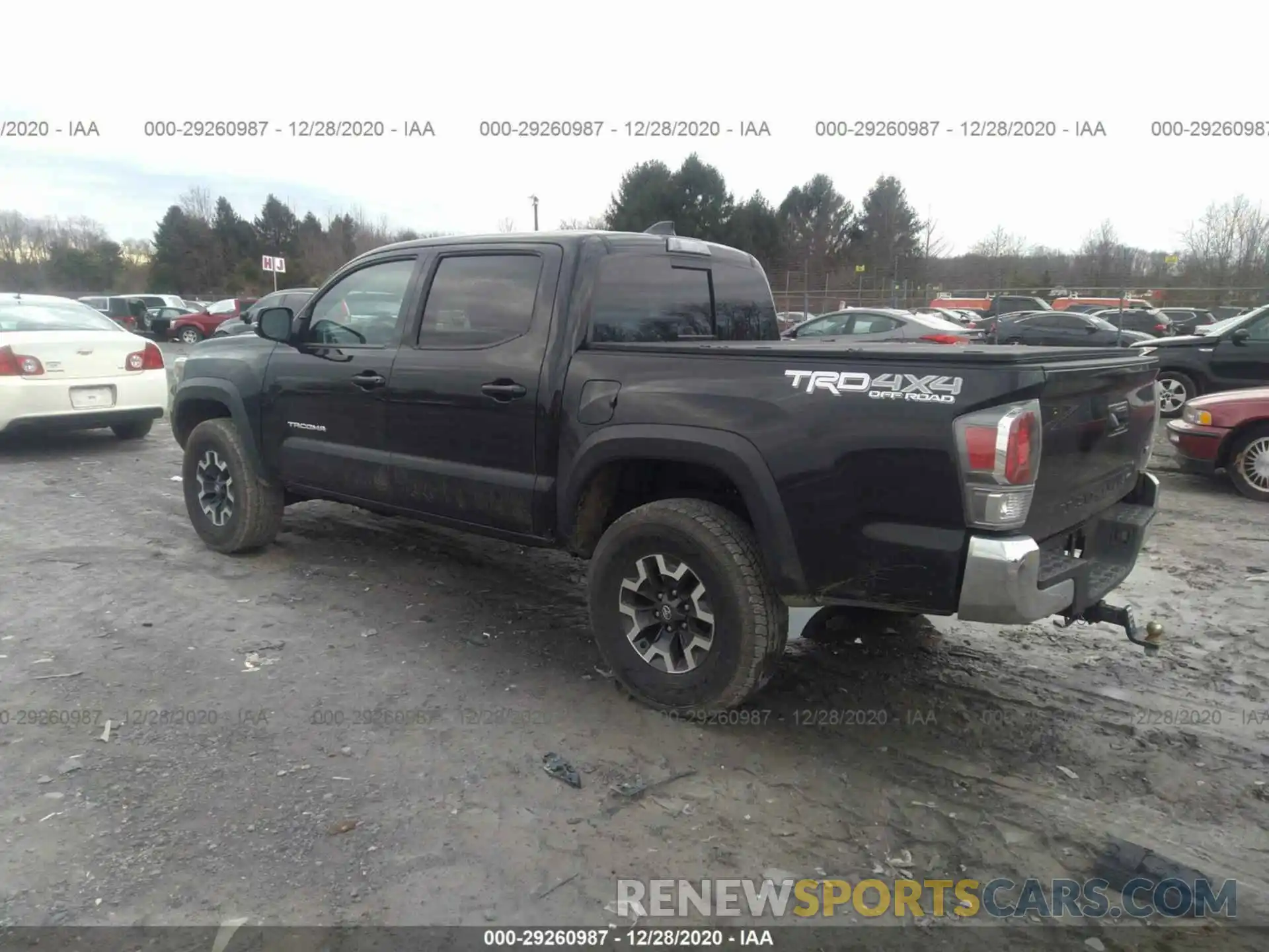 3 Photograph of a damaged car 3TMCZ5AN6LM315459 TOYOTA TACOMA 4WD 2020