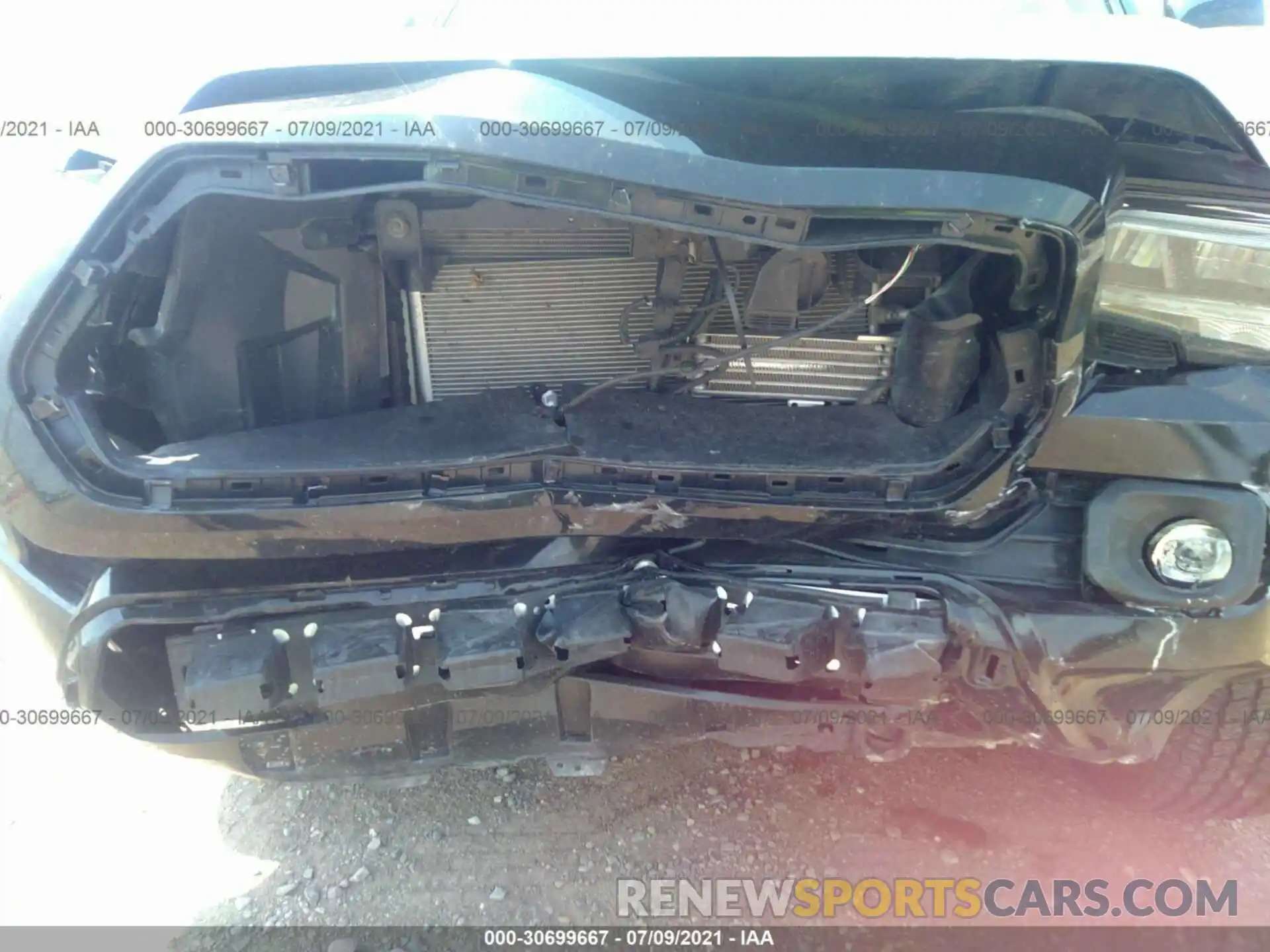 6 Photograph of a damaged car 3TMCZ5AN6LM319897 TOYOTA TACOMA 4WD 2020