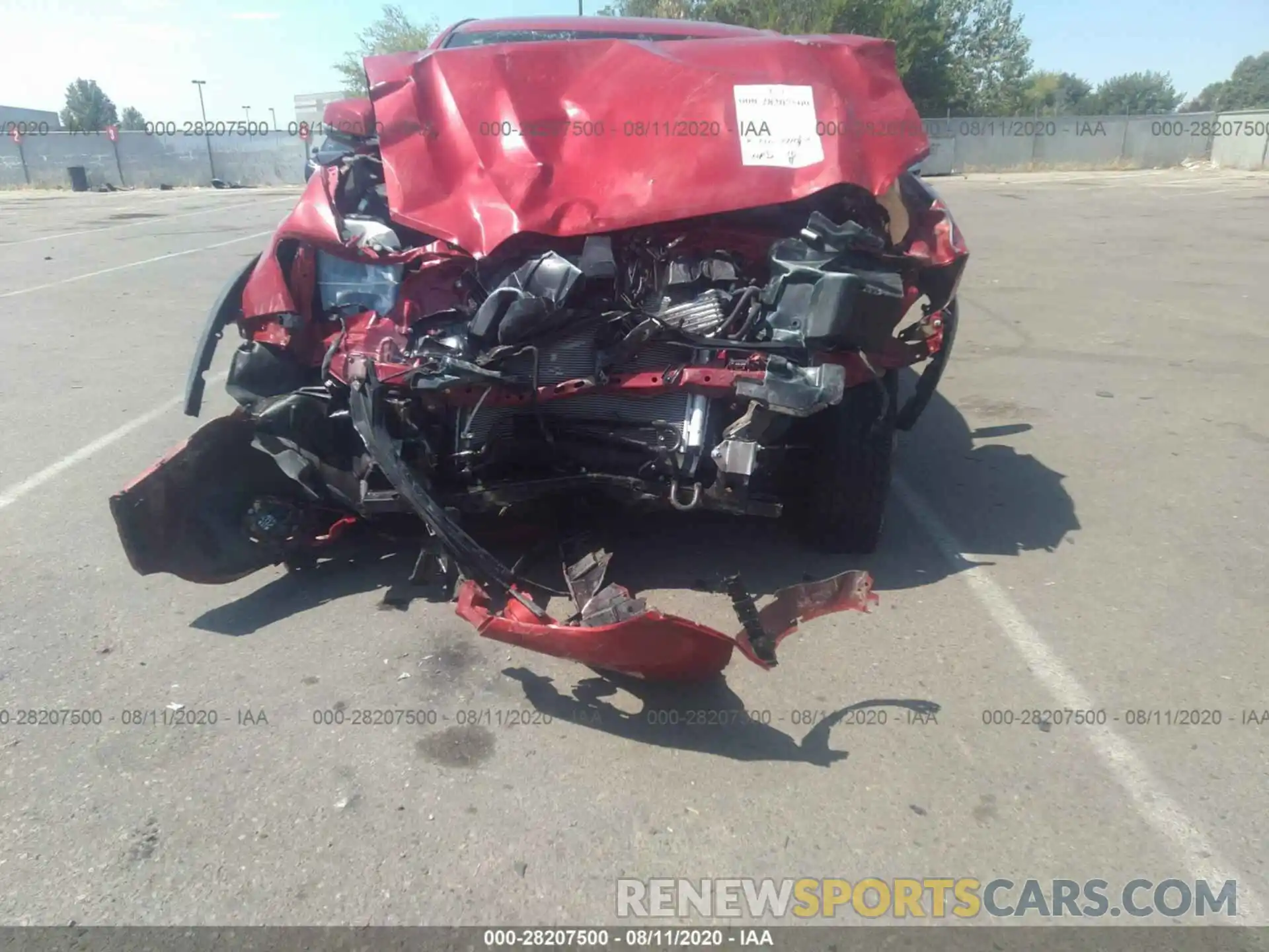 6 Photograph of a damaged car 3TMCZ5AN6LM342872 TOYOTA TACOMA 4WD 2020