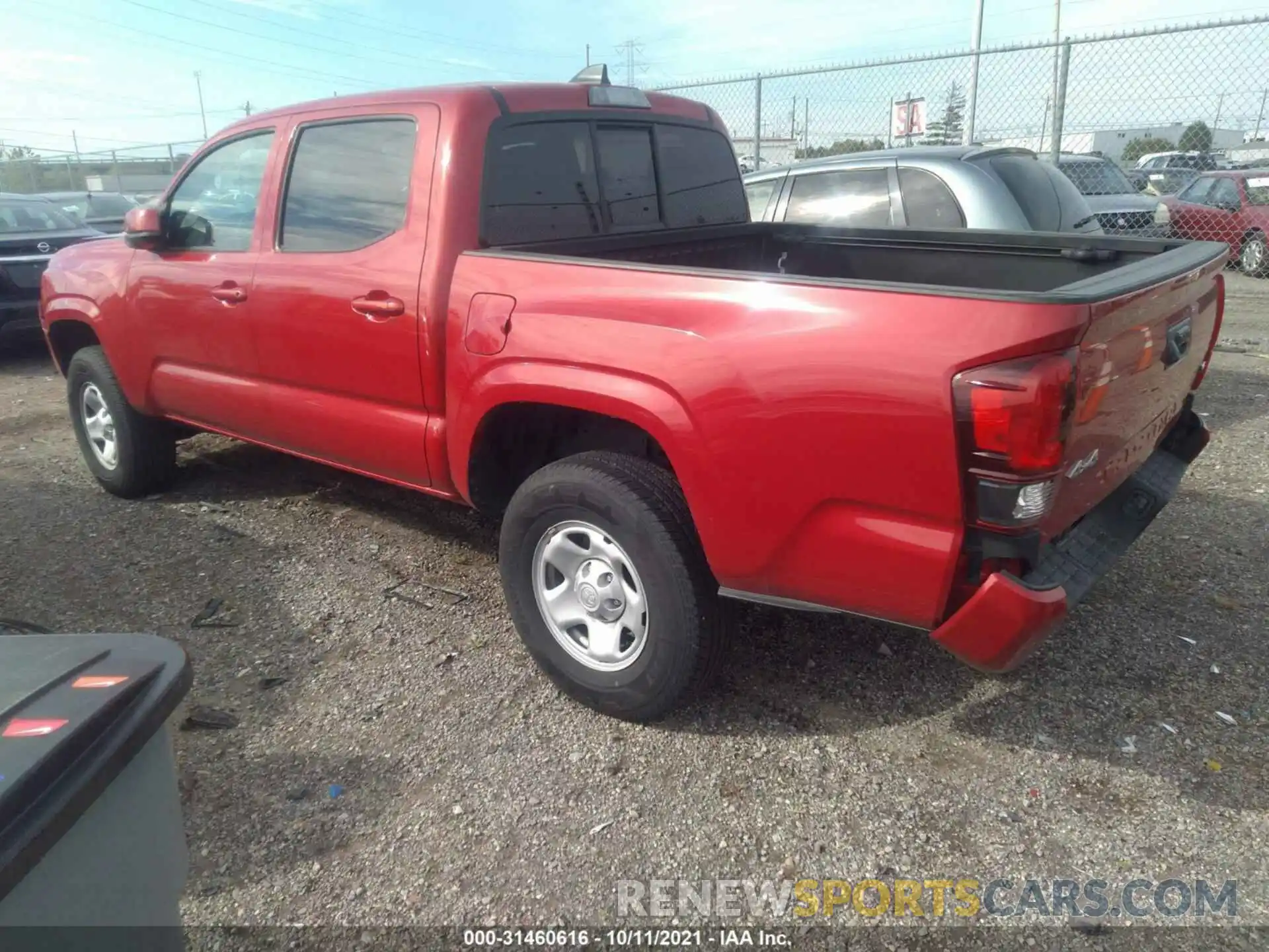 3 Photograph of a damaged car 3TMCZ5AN6LM355413 TOYOTA TACOMA 4WD 2020