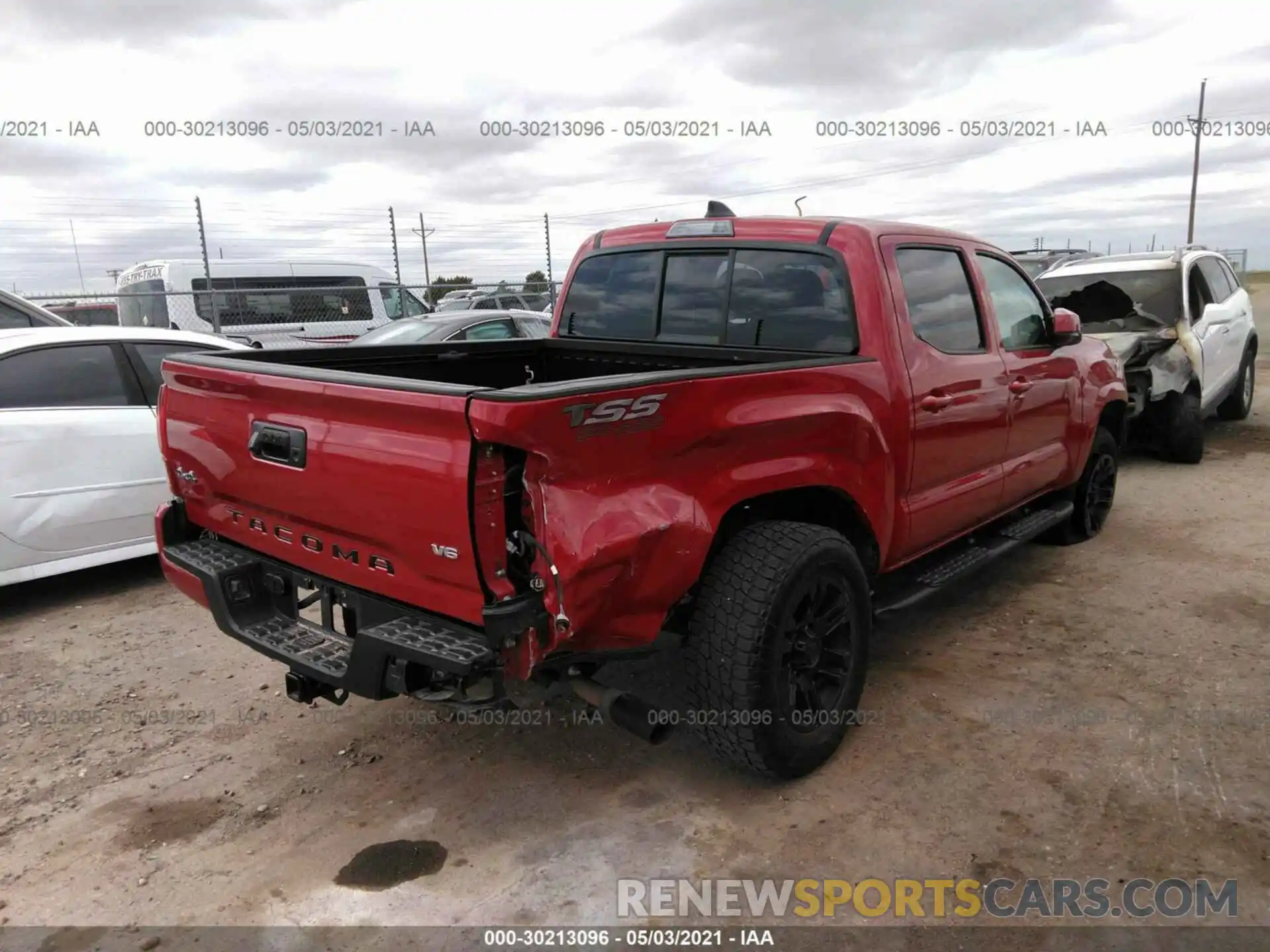 6 Photograph of a damaged car 3TMCZ5AN6LM358733 TOYOTA TACOMA 4WD 2020