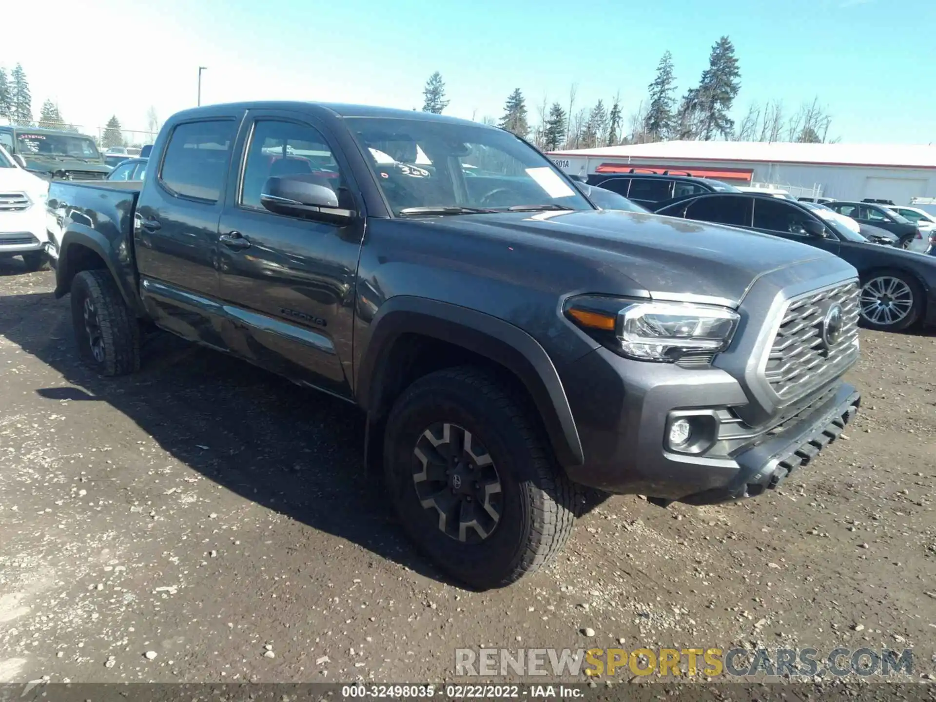 1 Photograph of a damaged car 3TMCZ5AN6LM359607 TOYOTA TACOMA 4WD 2020