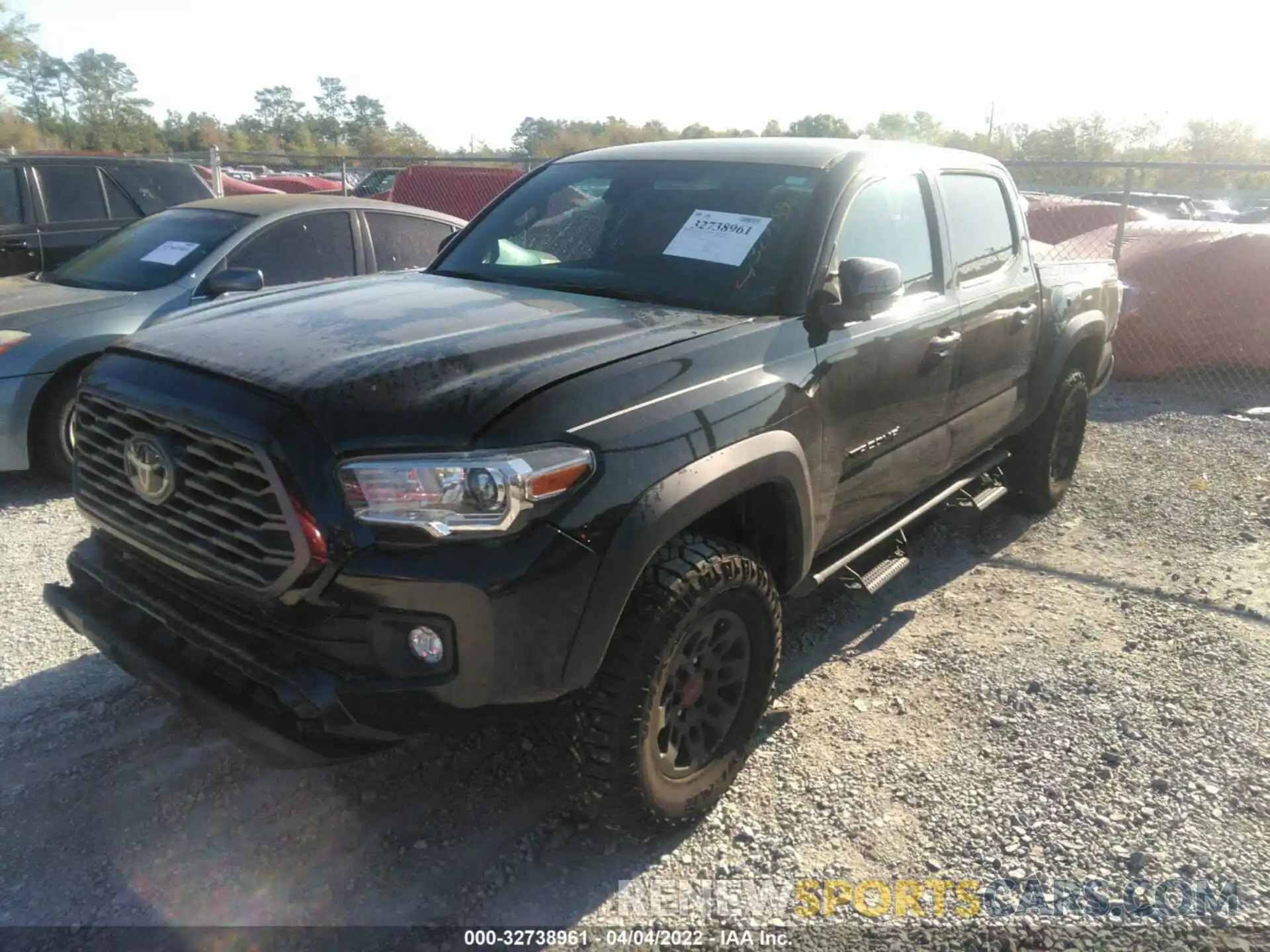 2 Photograph of a damaged car 3TMCZ5AN6LM362832 TOYOTA TACOMA 4WD 2020