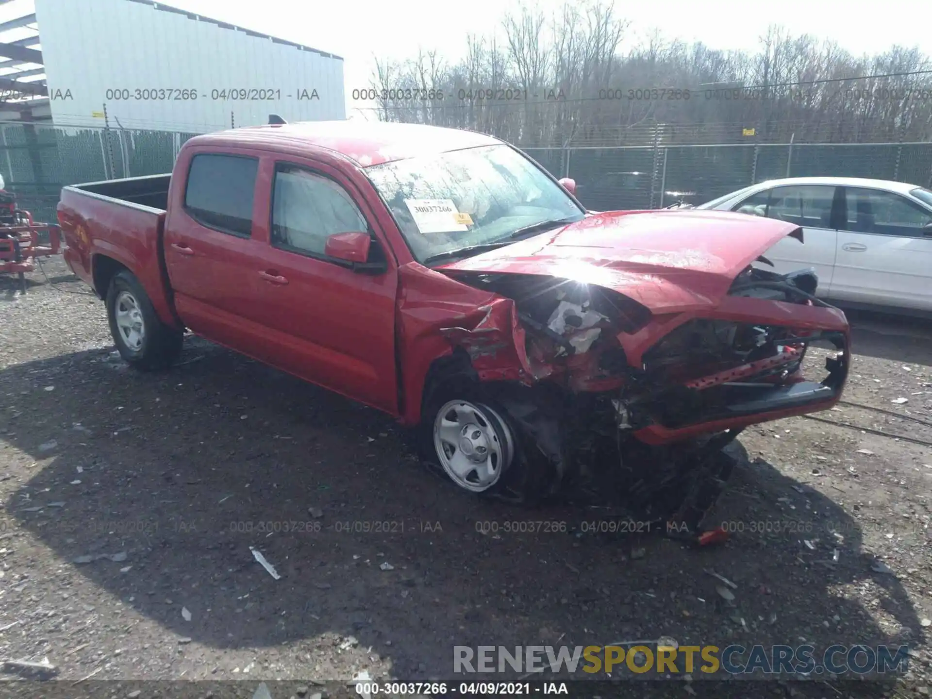 1 Photograph of a damaged car 3TMCZ5AN6LM365178 TOYOTA TACOMA 4WD 2020