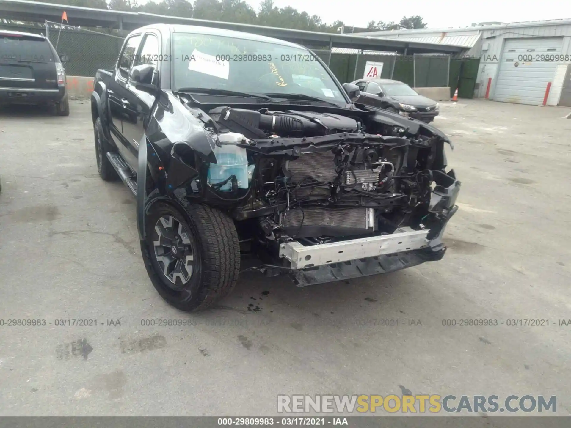 6 Photograph of a damaged car 3TMCZ5AN7LM295027 TOYOTA TACOMA 4WD 2020