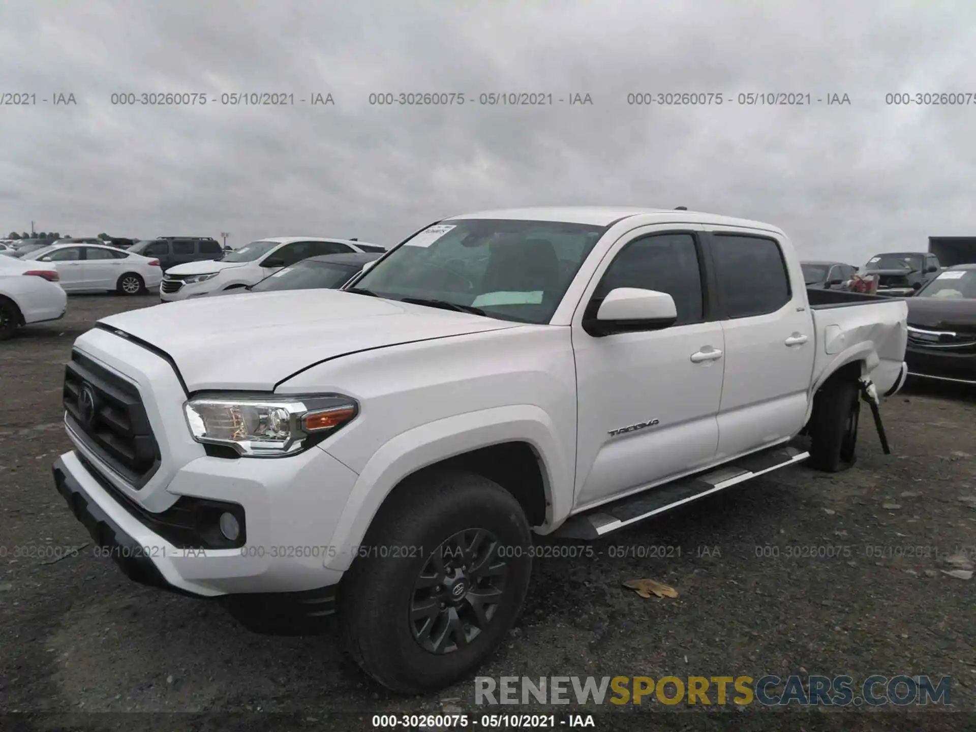 2 Фотография поврежденного автомобиля 3TMCZ5AN7LM299448 TOYOTA TACOMA 4WD 2020