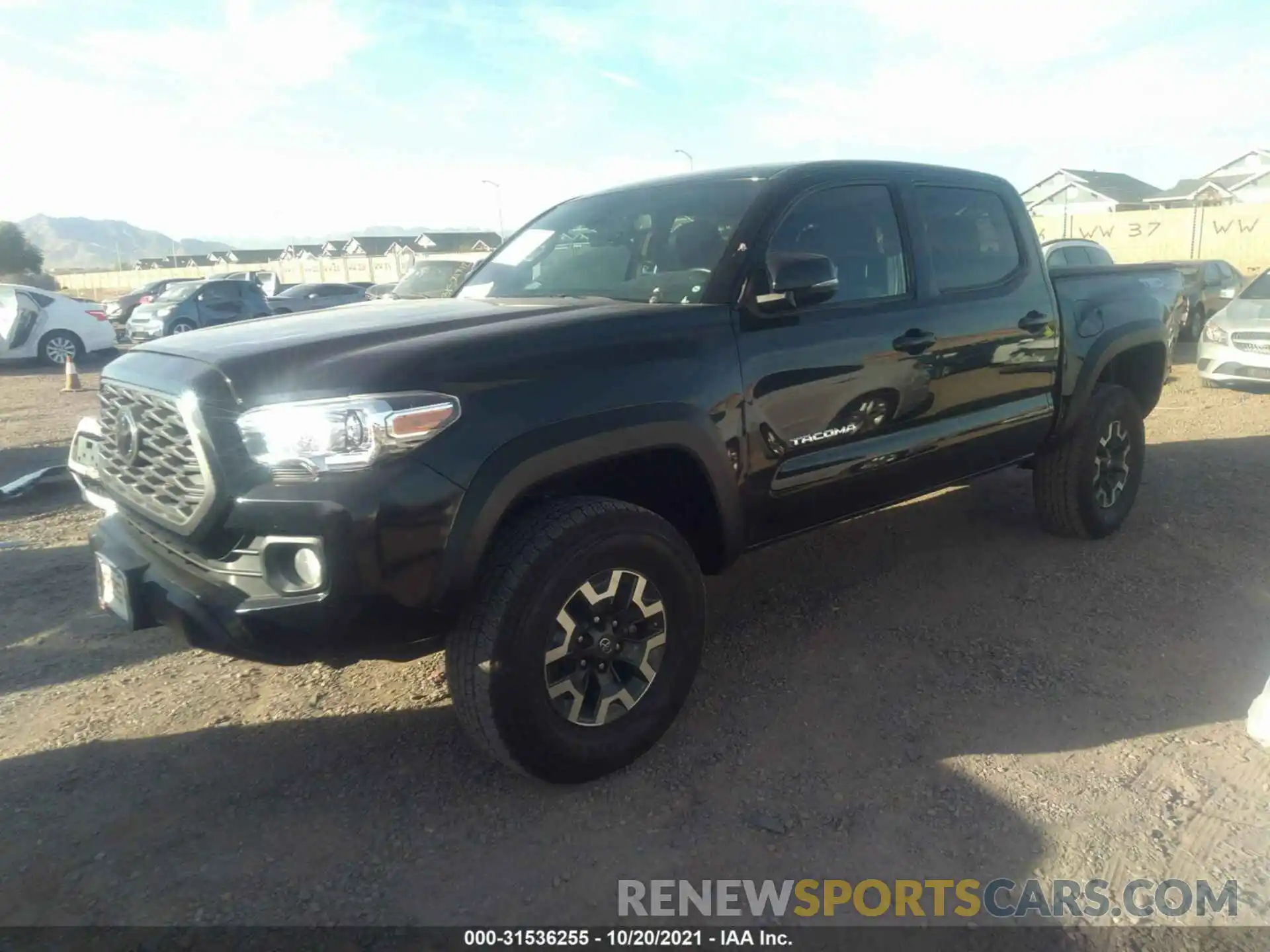 2 Photograph of a damaged car 3TMCZ5AN7LM316278 TOYOTA TACOMA 4WD 2020