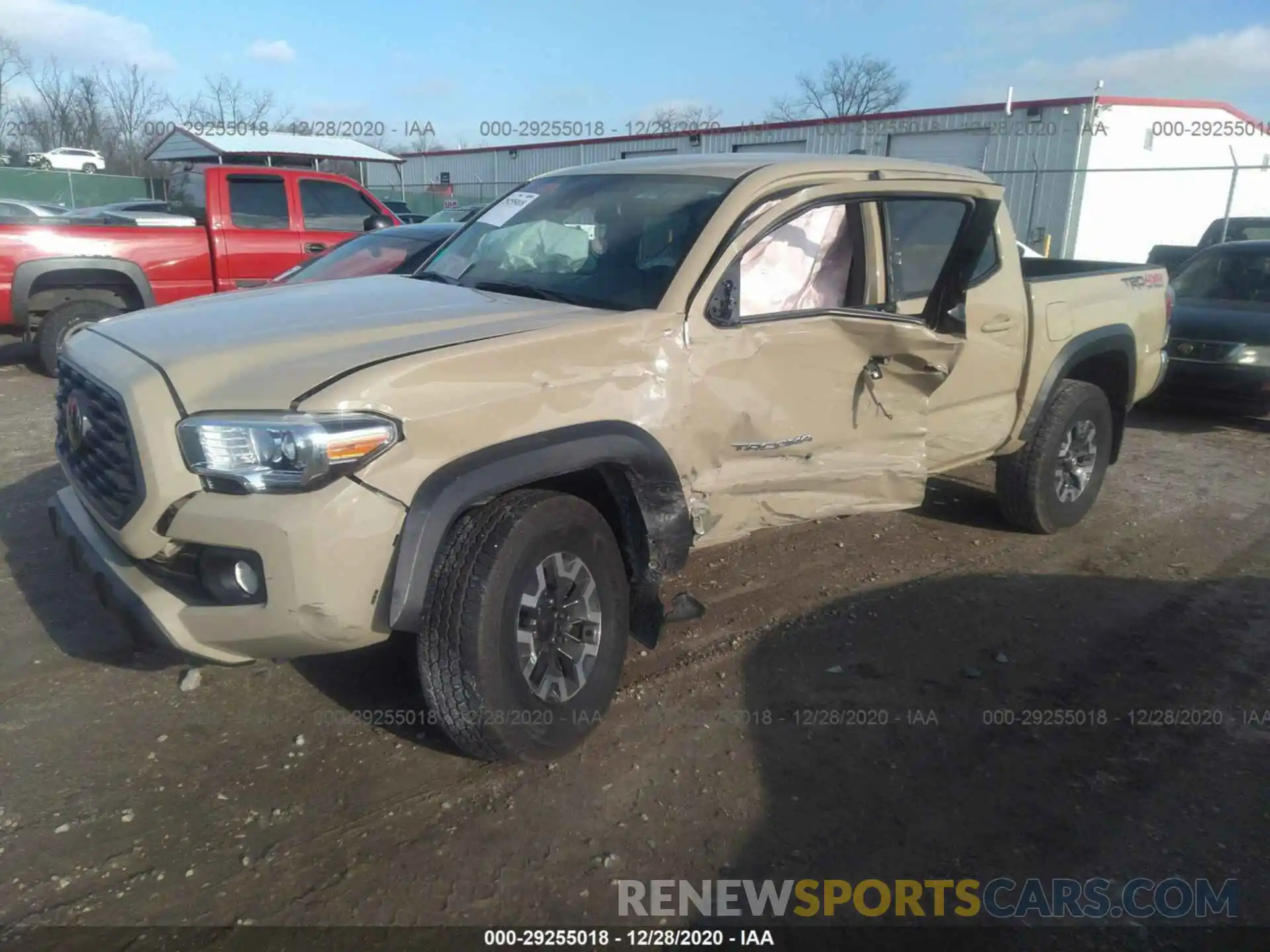 2 Photograph of a damaged car 3TMCZ5AN7LM324798 TOYOTA TACOMA 4WD 2020