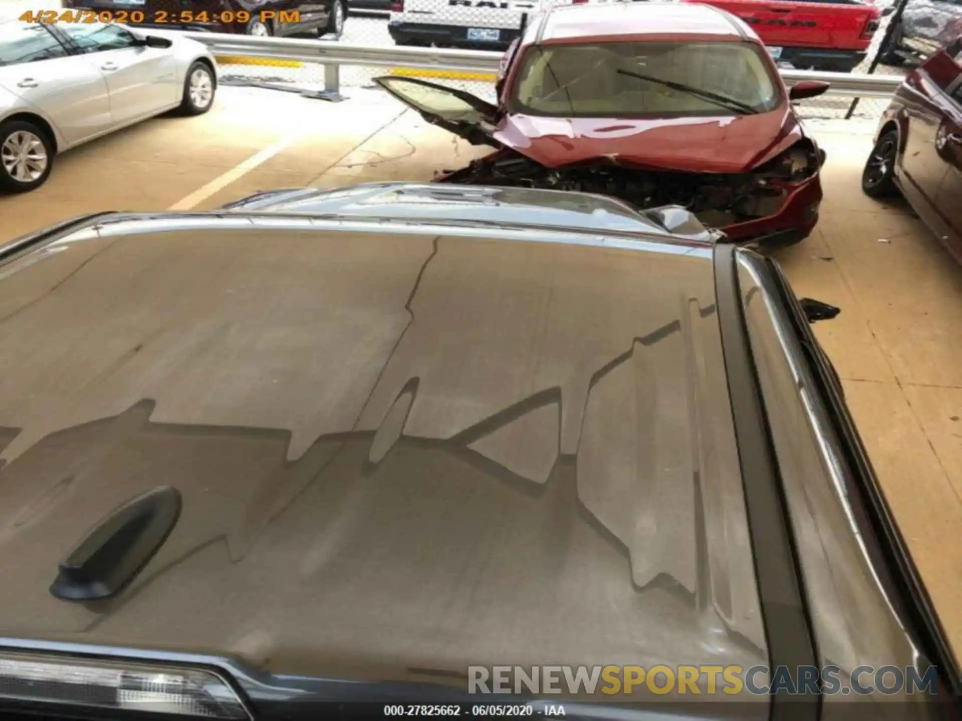 1 Photograph of a damaged car 3TMCZ5AN7LM331184 TOYOTA TACOMA 4WD 2020