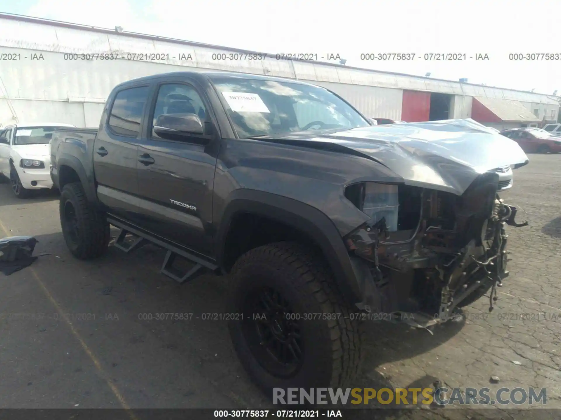 1 Photograph of a damaged car 3TMCZ5AN7LM331203 TOYOTA TACOMA 4WD 2020