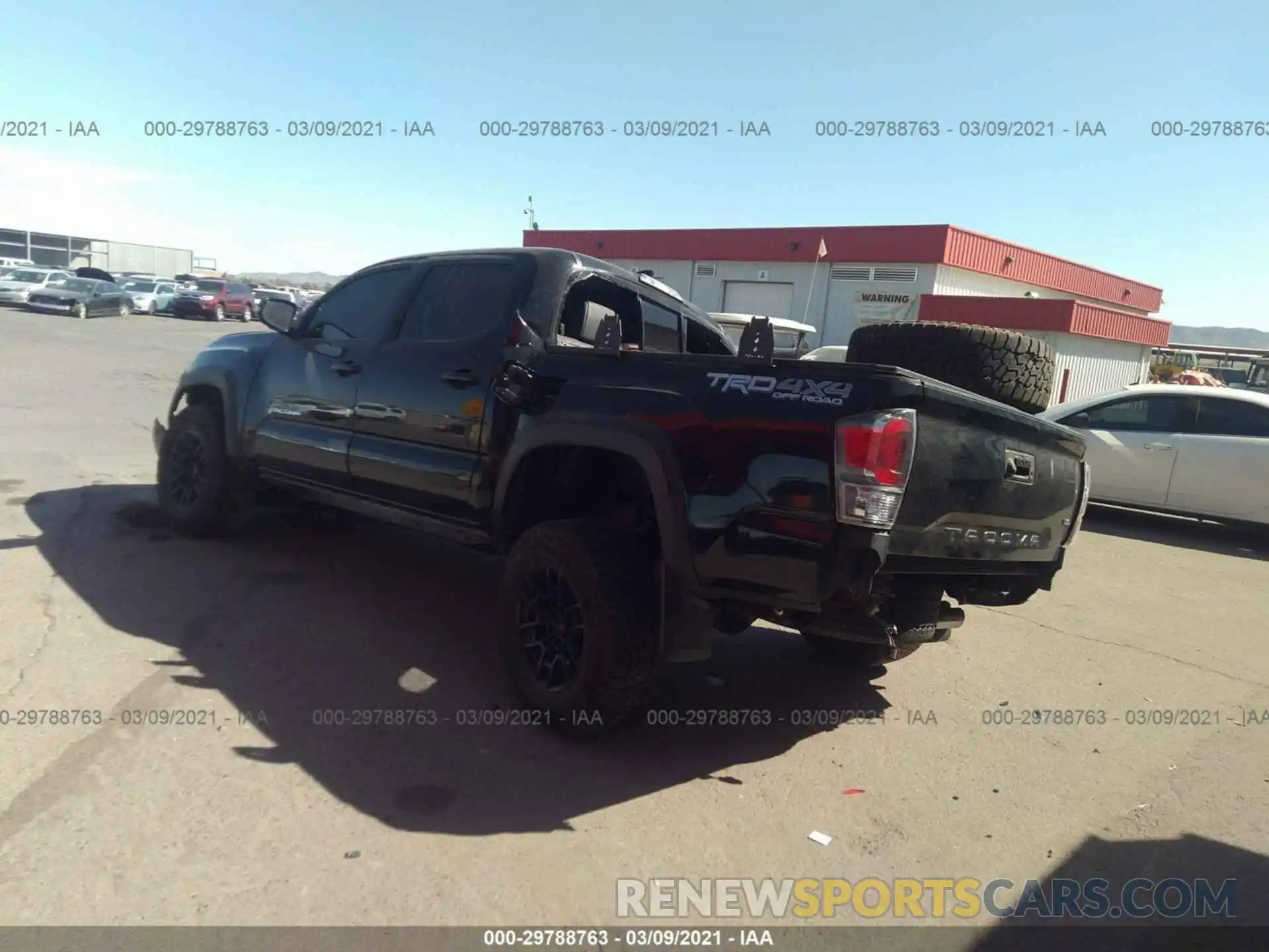 3 Photograph of a damaged car 3TMCZ5AN7LM338975 TOYOTA TACOMA 4WD 2020