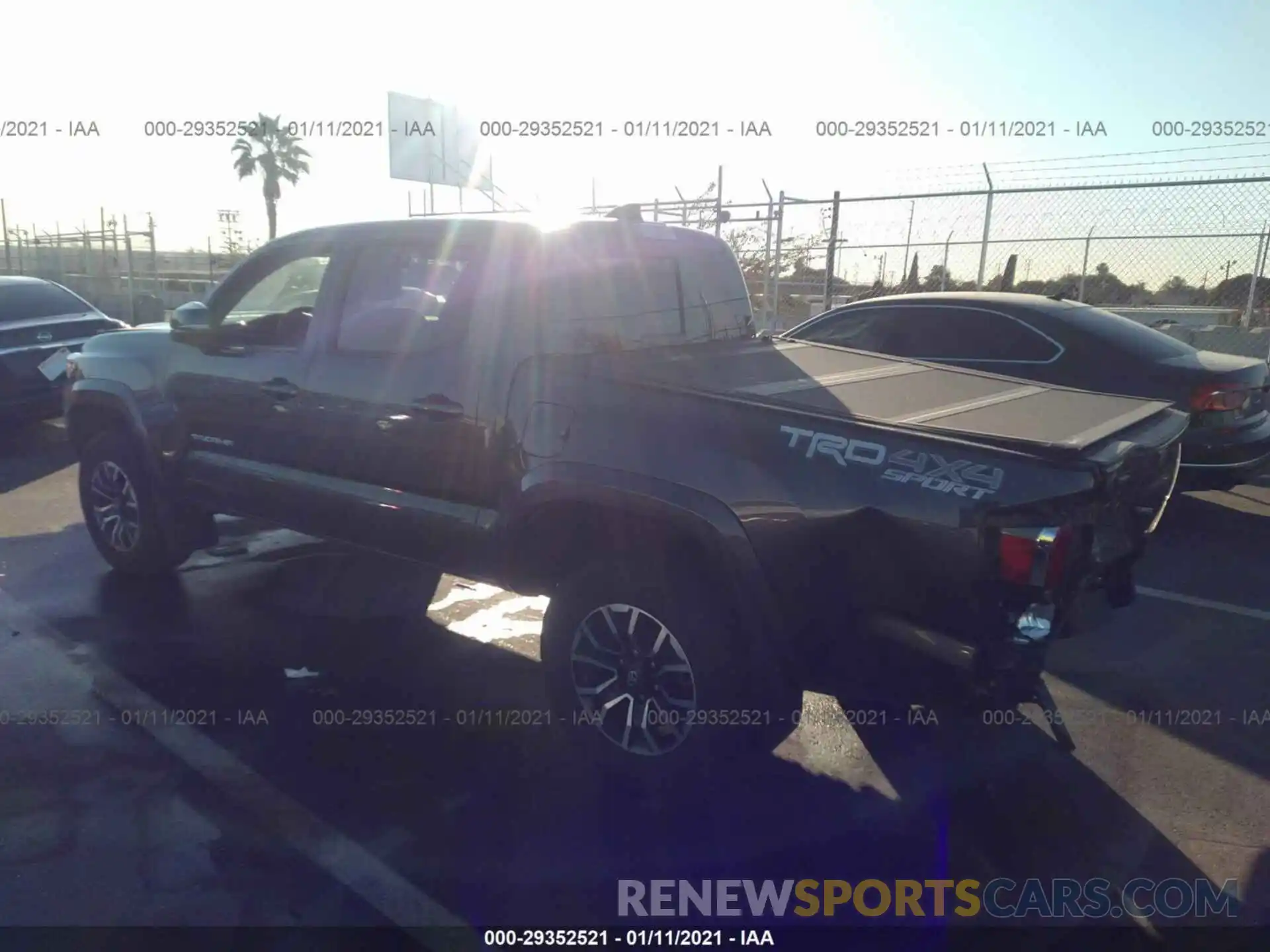 3 Photograph of a damaged car 3TMCZ5AN7LM345523 TOYOTA TACOMA 4WD 2020