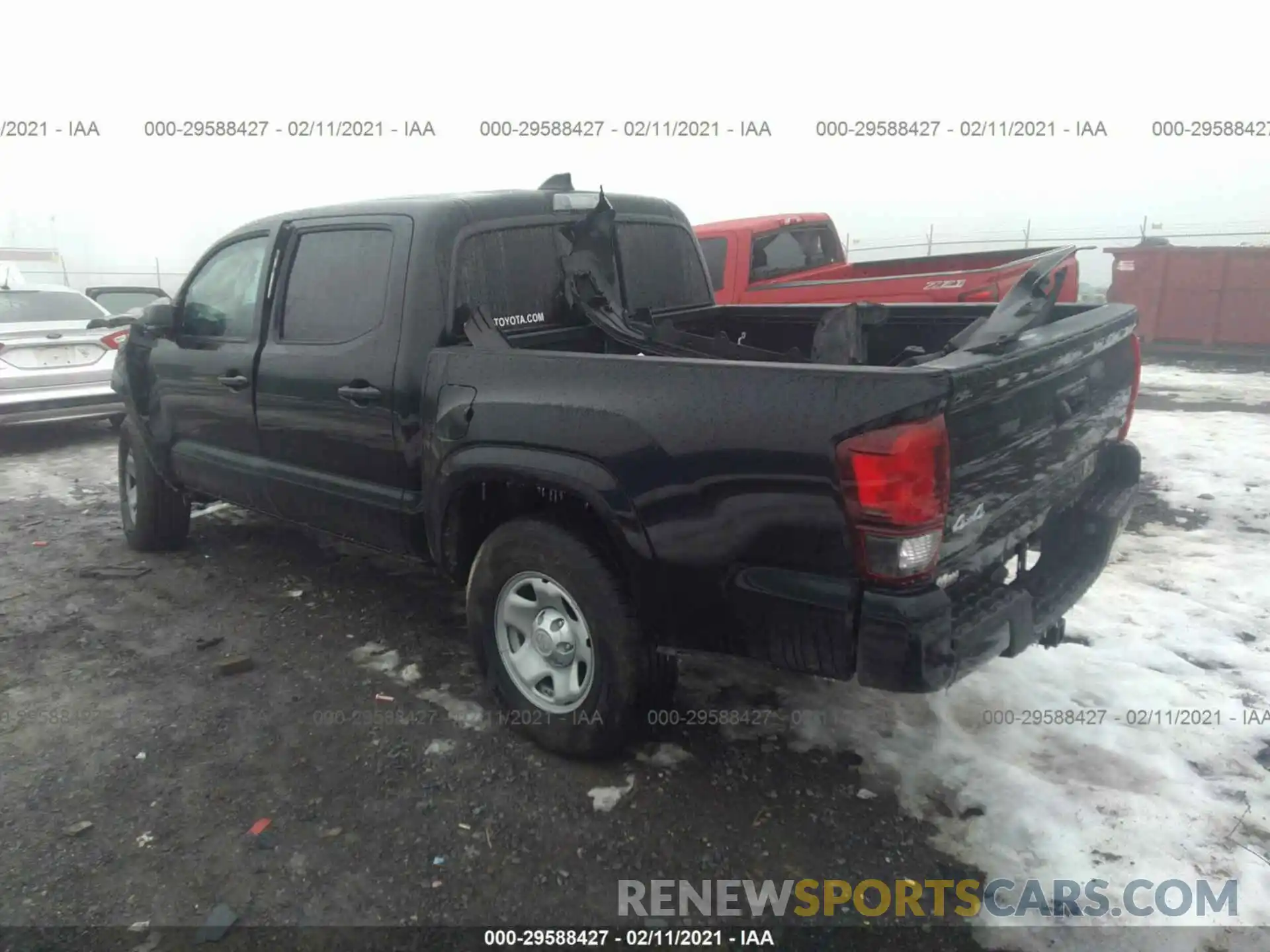 3 Photograph of a damaged car 3TMCZ5AN7LM350561 TOYOTA TACOMA 4WD 2020