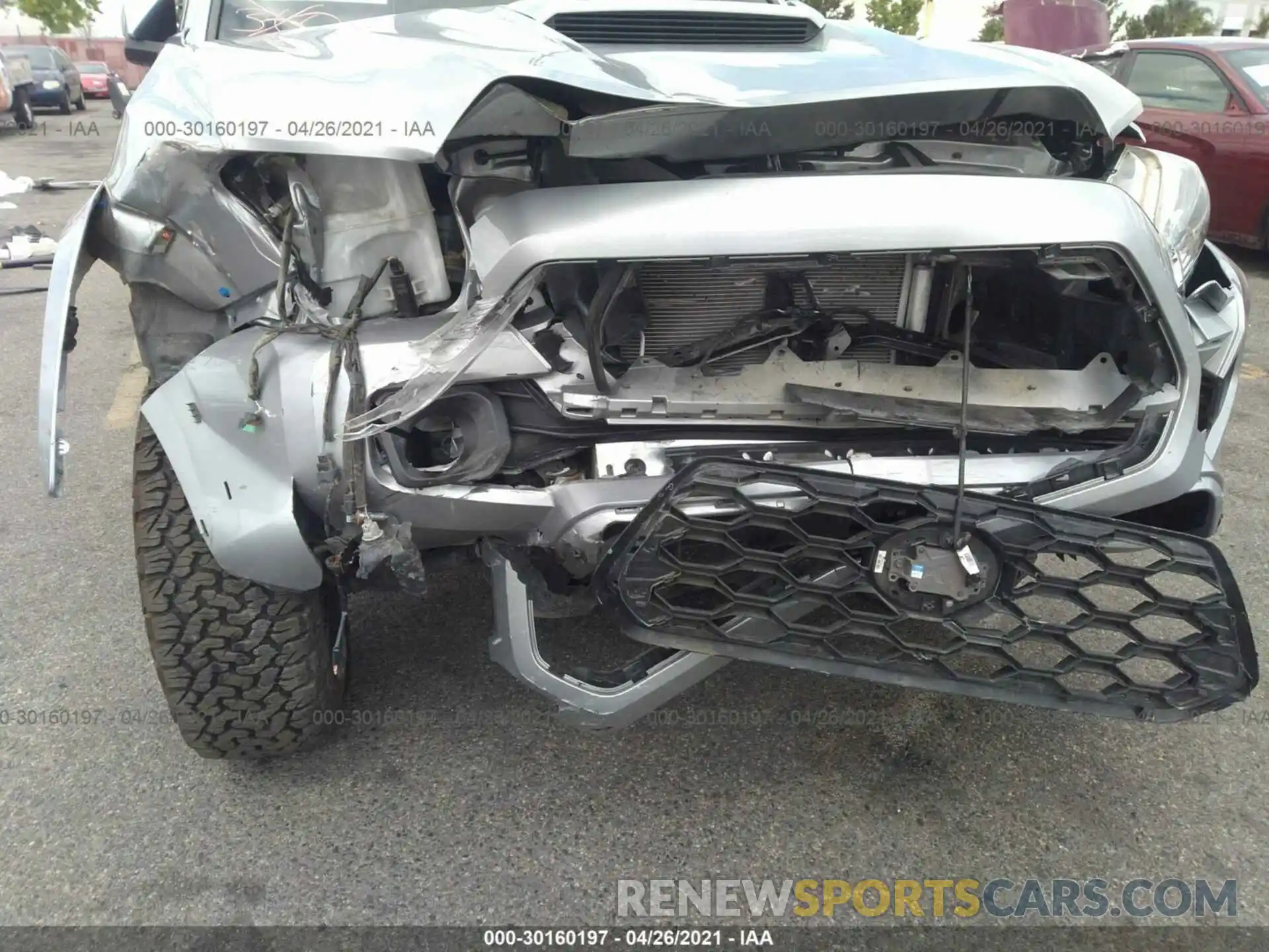 6 Photograph of a damaged car 3TMCZ5AN7LM352309 TOYOTA TACOMA 4WD 2020