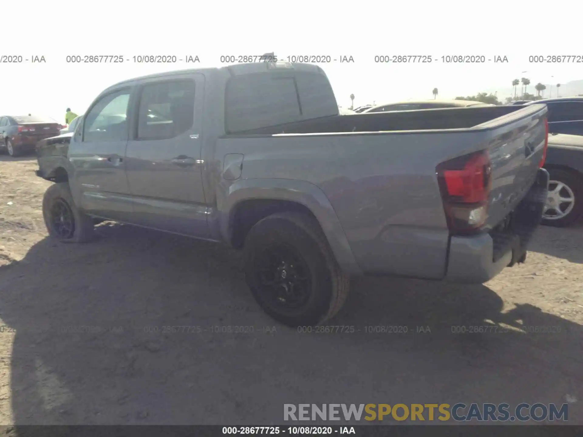 3 Photograph of a damaged car 3TMCZ5AN7LM352908 TOYOTA TACOMA 4WD 2020