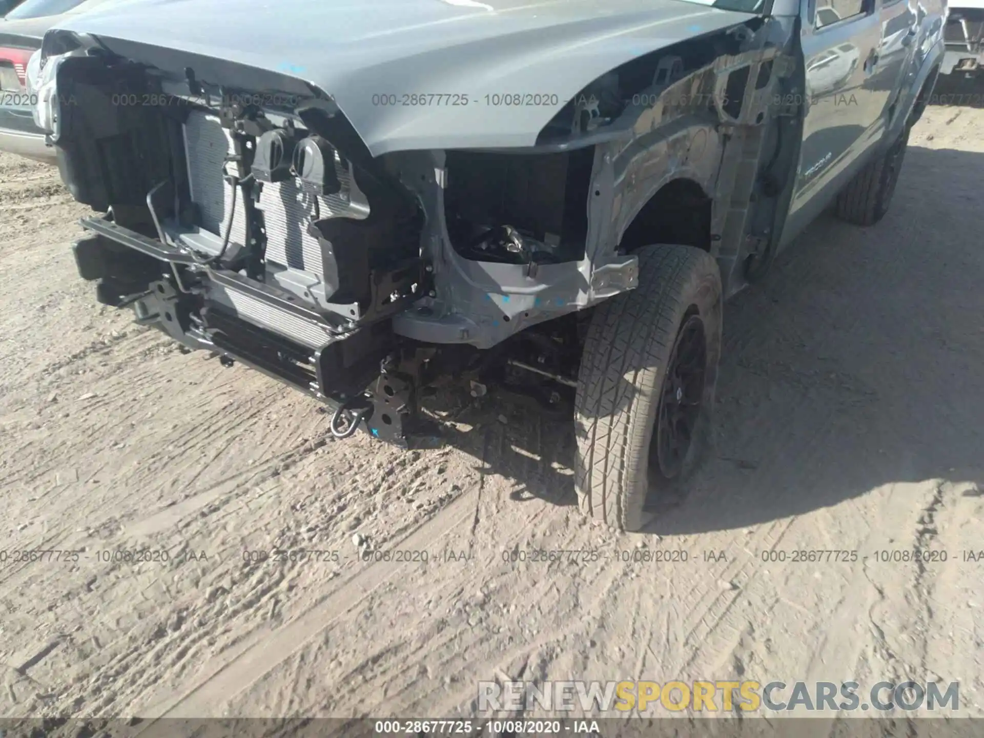 6 Photograph of a damaged car 3TMCZ5AN7LM352908 TOYOTA TACOMA 4WD 2020