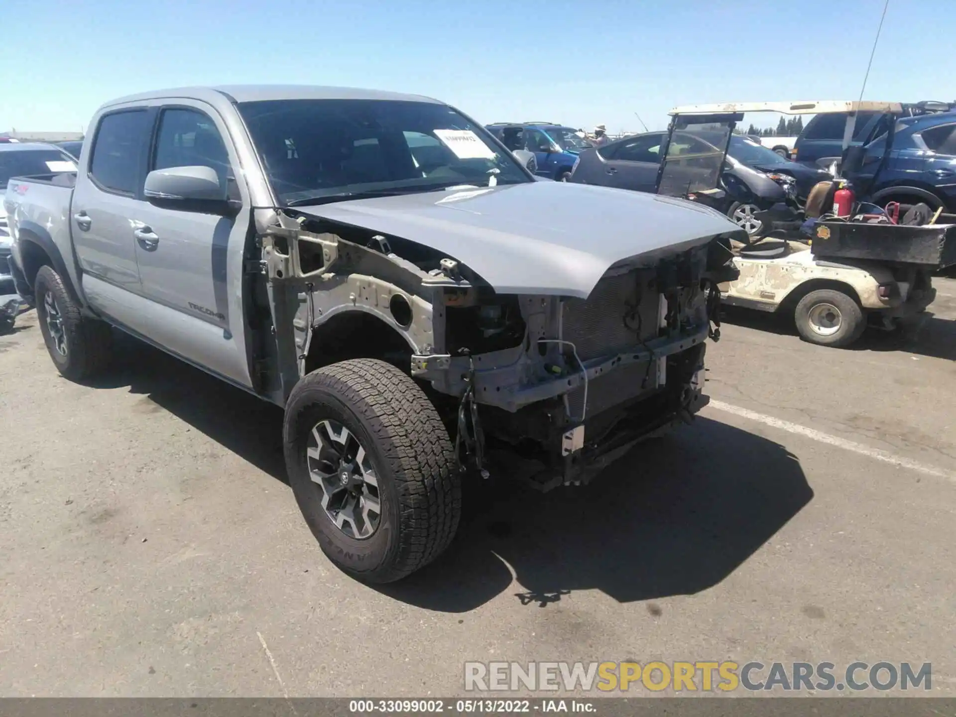 6 Photograph of a damaged car 3TMCZ5AN7LM353864 TOYOTA TACOMA 4WD 2020