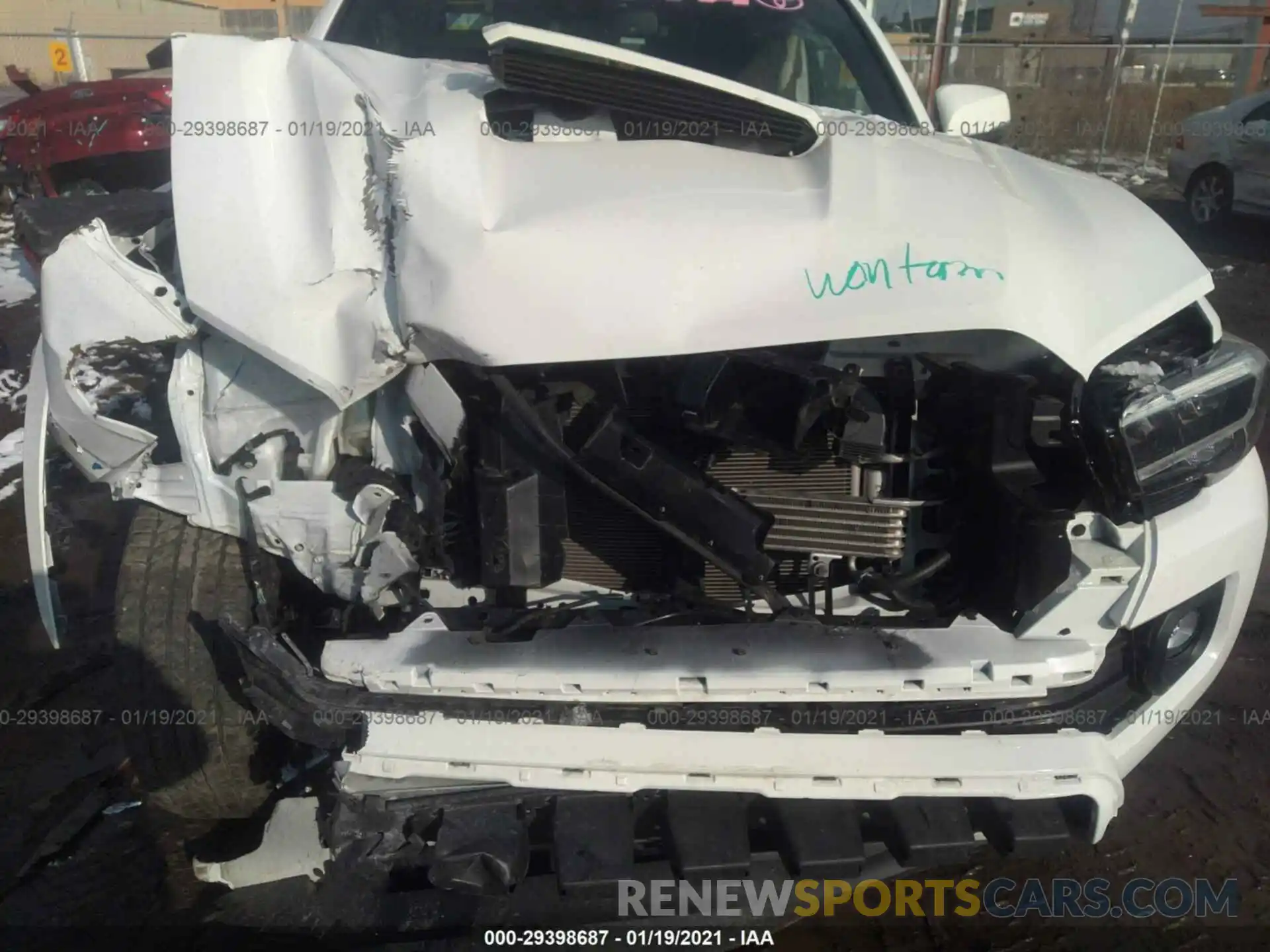 6 Photograph of a damaged car 3TMCZ5AN8LM288569 TOYOTA TACOMA 4WD 2020