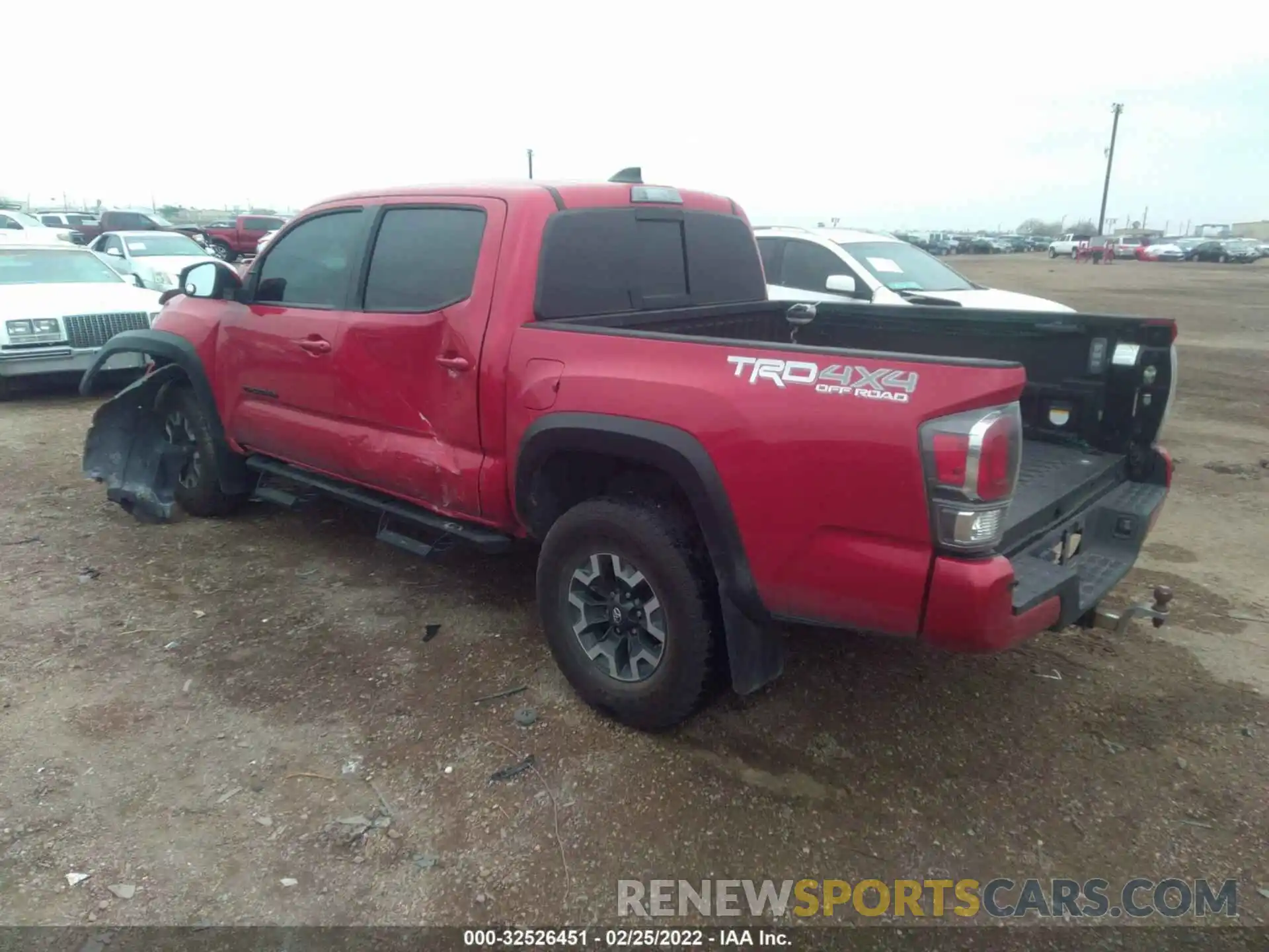 3 Photograph of a damaged car 3TMCZ5AN8LM294470 TOYOTA TACOMA 4WD 2020