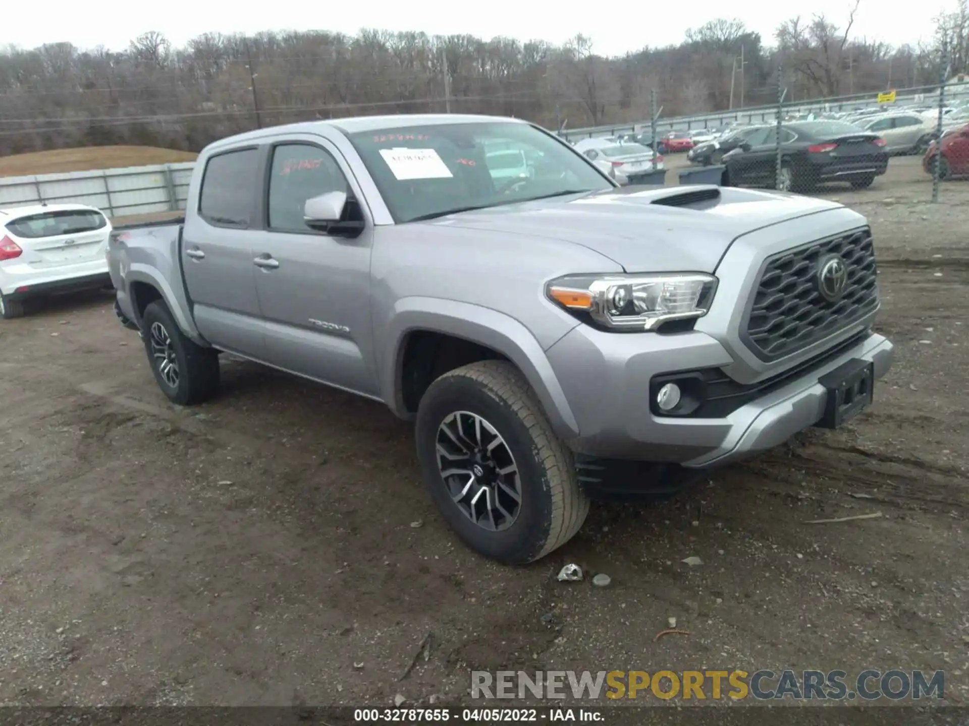 1 Photograph of a damaged car 3TMCZ5AN8LM295604 TOYOTA TACOMA 4WD 2020