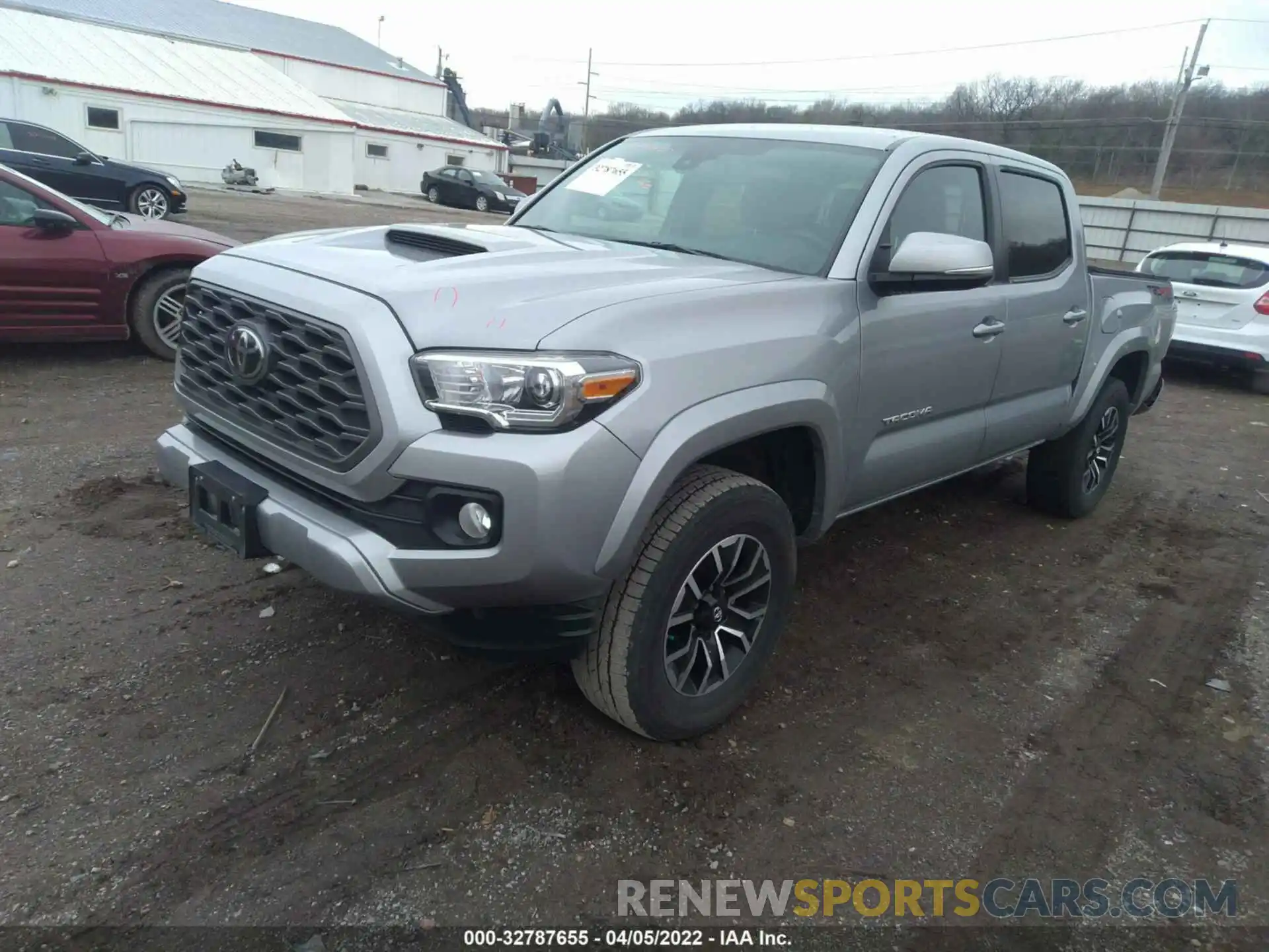 2 Photograph of a damaged car 3TMCZ5AN8LM295604 TOYOTA TACOMA 4WD 2020