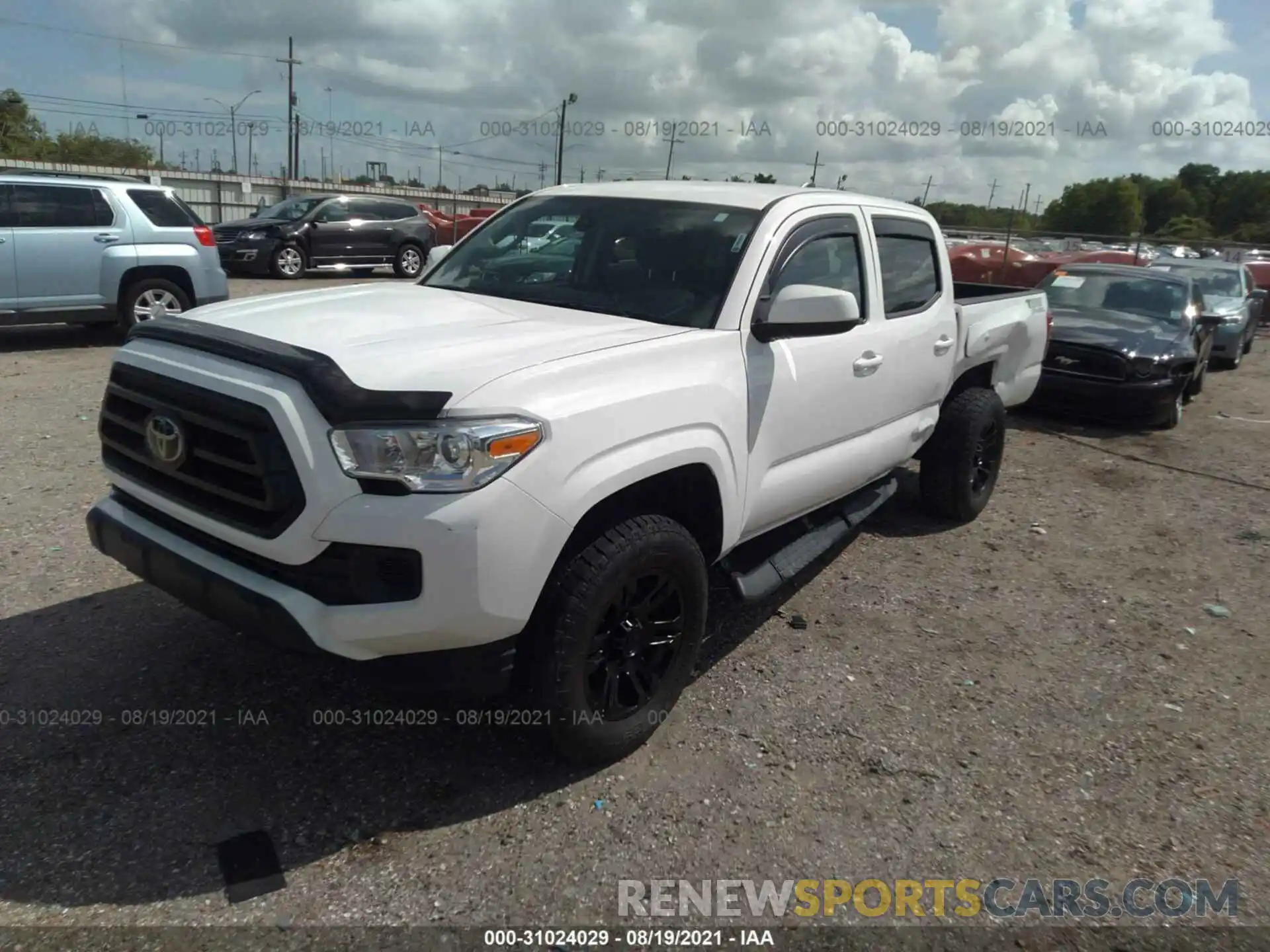 2 Photograph of a damaged car 3TMCZ5AN8LM299510 TOYOTA TACOMA 4WD 2020