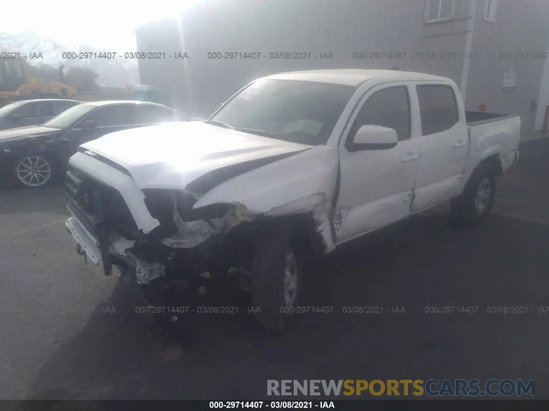 2 Photograph of a damaged car 3TMCZ5AN8LM306701 TOYOTA TACOMA 4WD 2020