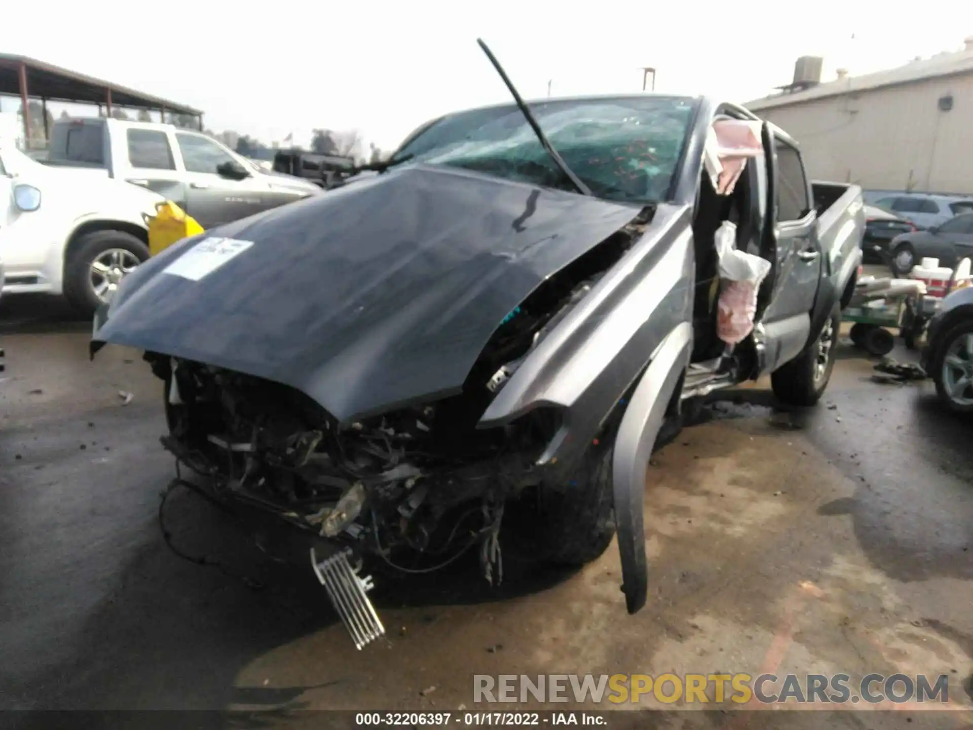 2 Photograph of a damaged car 3TMCZ5AN8LM309971 TOYOTA TACOMA 4WD 2020