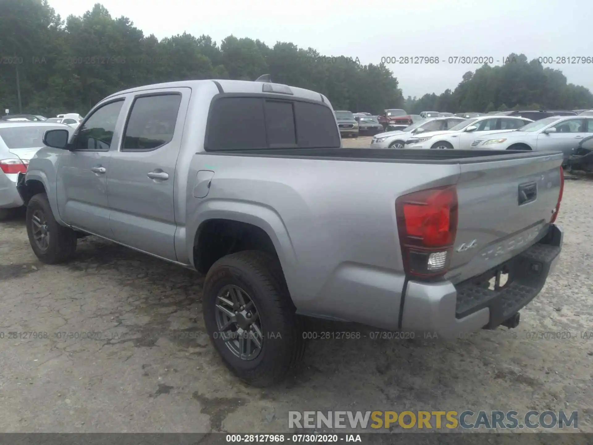 3 Photograph of a damaged car 3TMCZ5AN8LM314524 TOYOTA TACOMA 4WD 2020