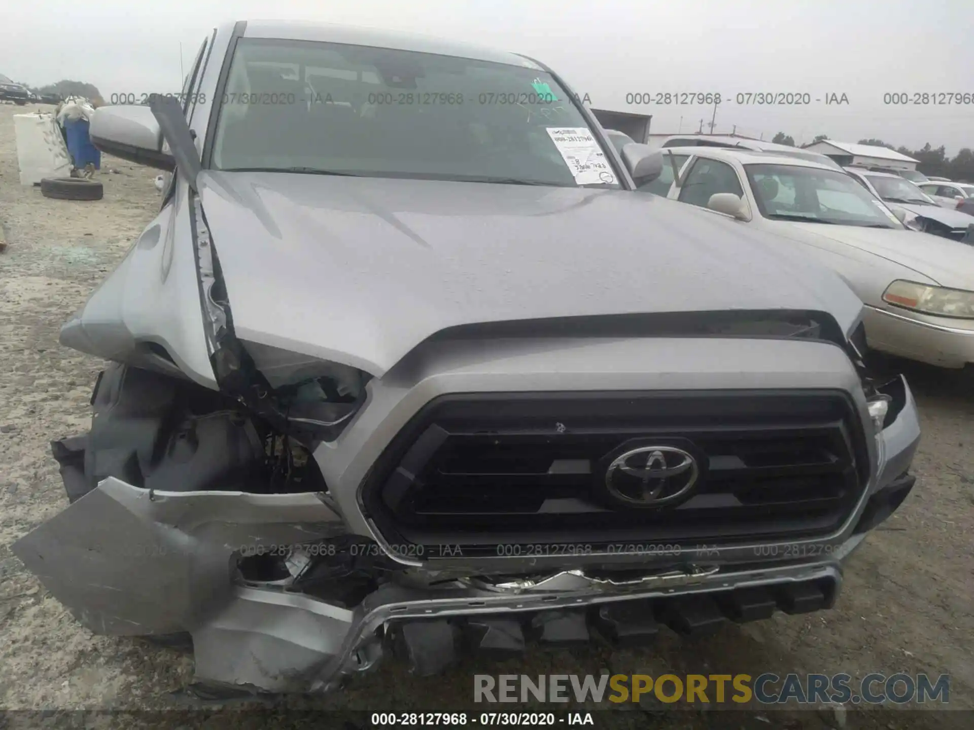 6 Photograph of a damaged car 3TMCZ5AN8LM314524 TOYOTA TACOMA 4WD 2020