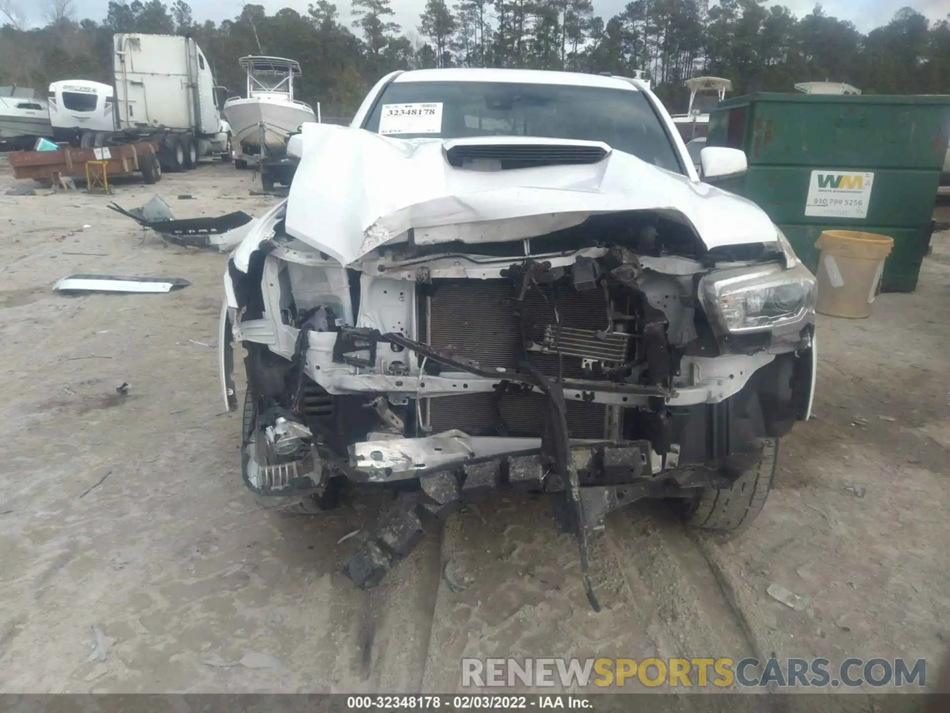 6 Photograph of a damaged car 3TMCZ5AN8LM316872 TOYOTA TACOMA 4WD 2020