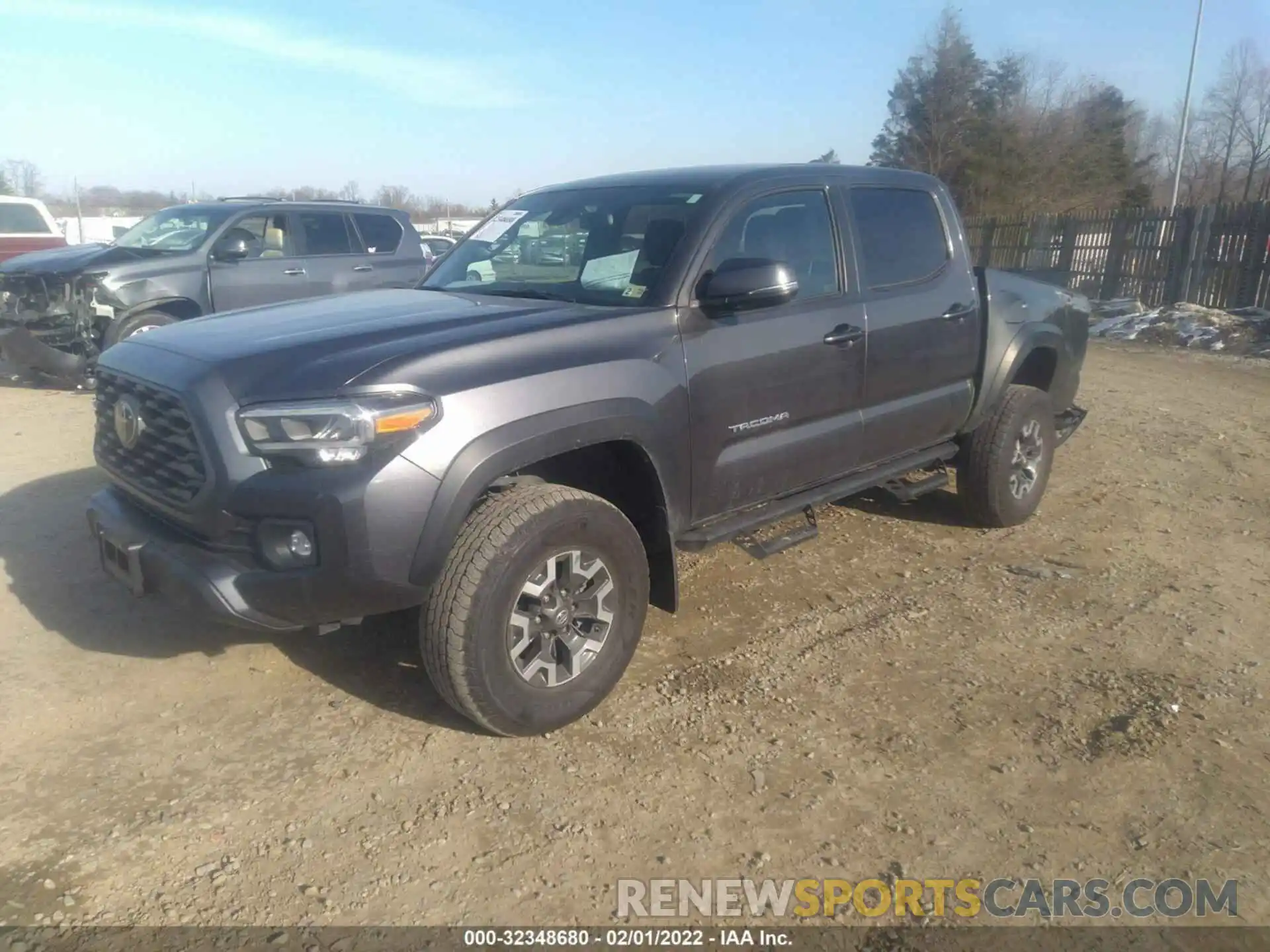 2 Photograph of a damaged car 3TMCZ5AN8LM322767 TOYOTA TACOMA 4WD 2020