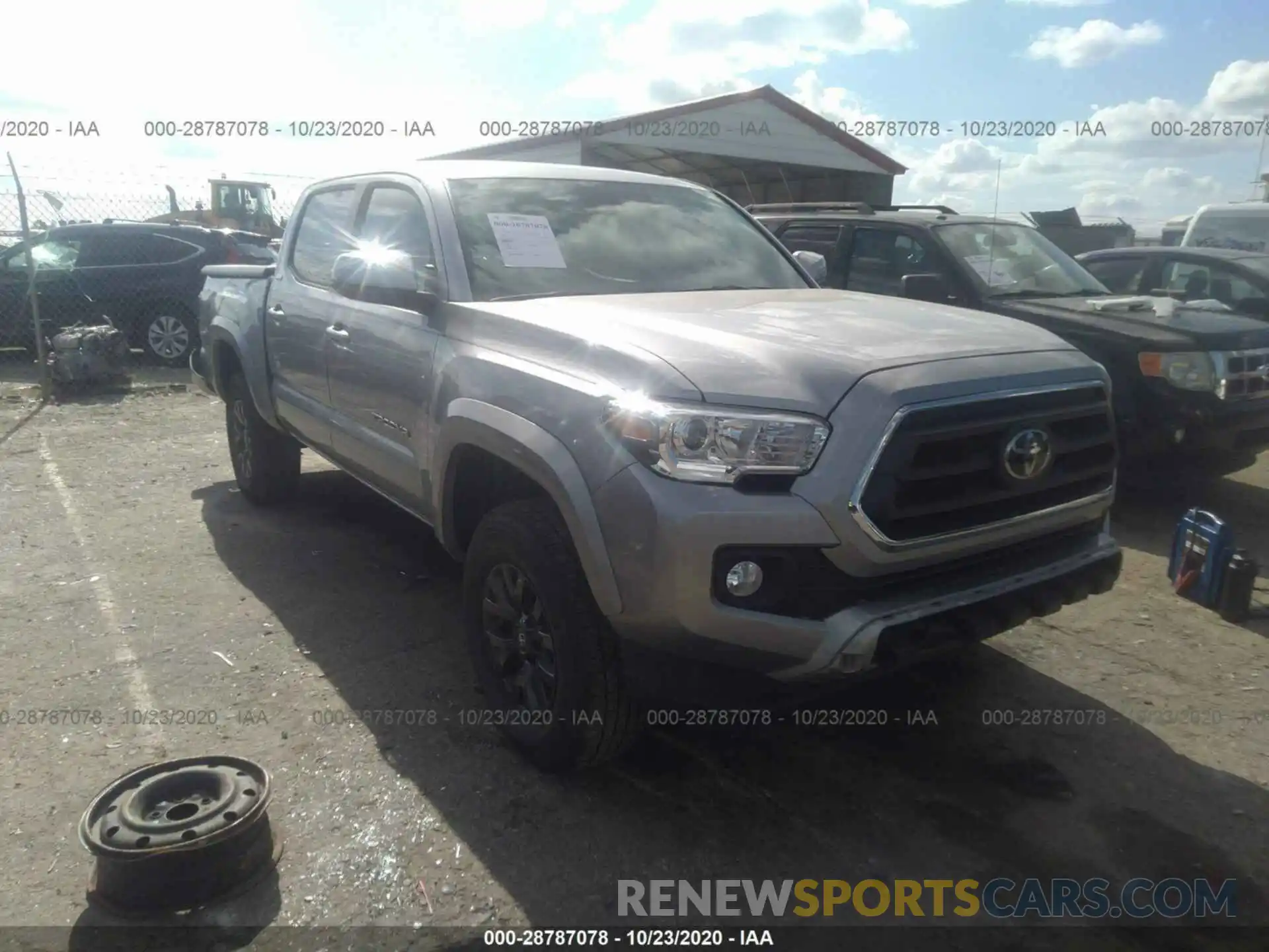 1 Фотография поврежденного автомобиля 3TMCZ5AN8LM332182 TOYOTA TACOMA 4WD 2020