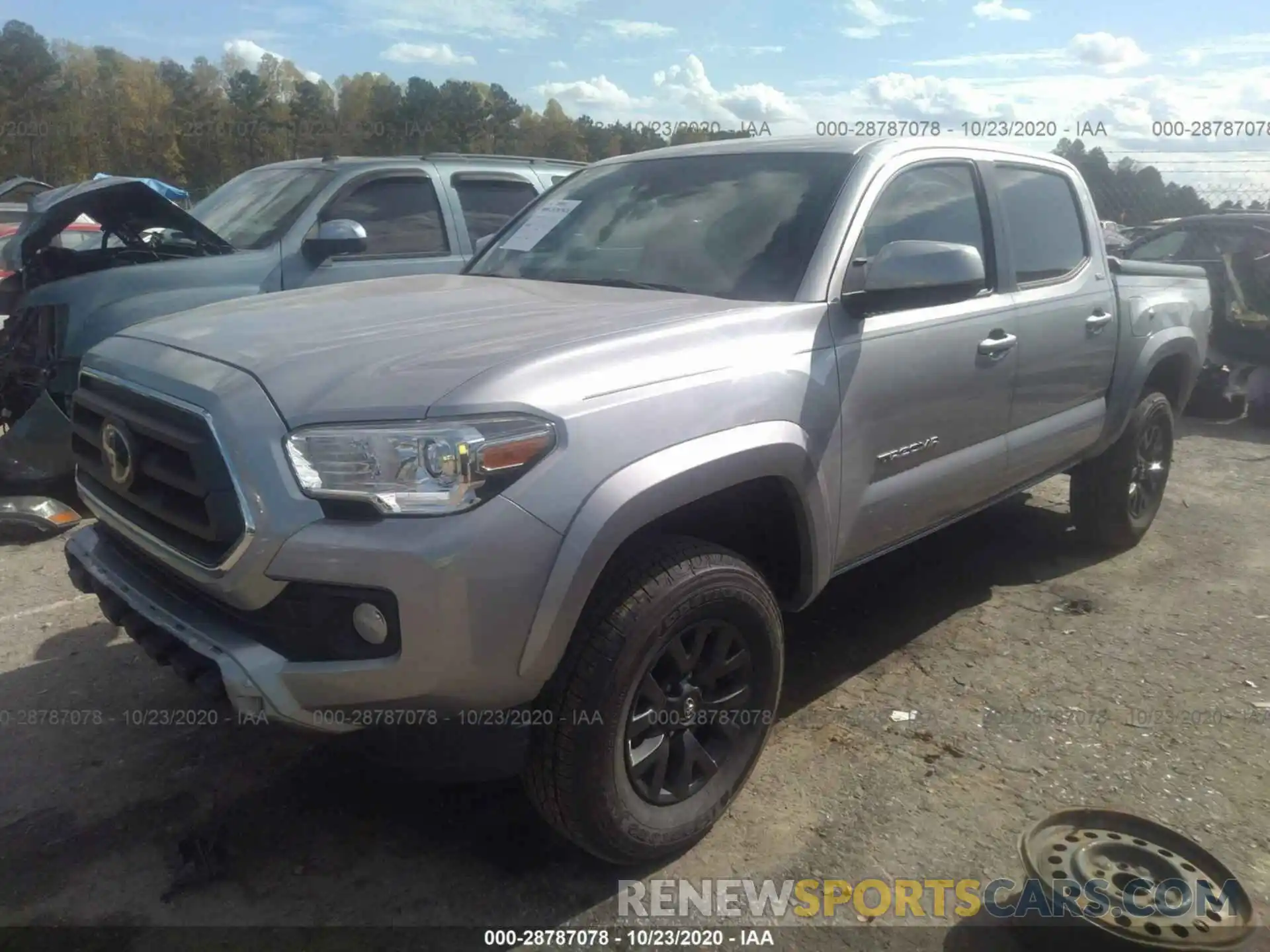 2 Фотография поврежденного автомобиля 3TMCZ5AN8LM332182 TOYOTA TACOMA 4WD 2020