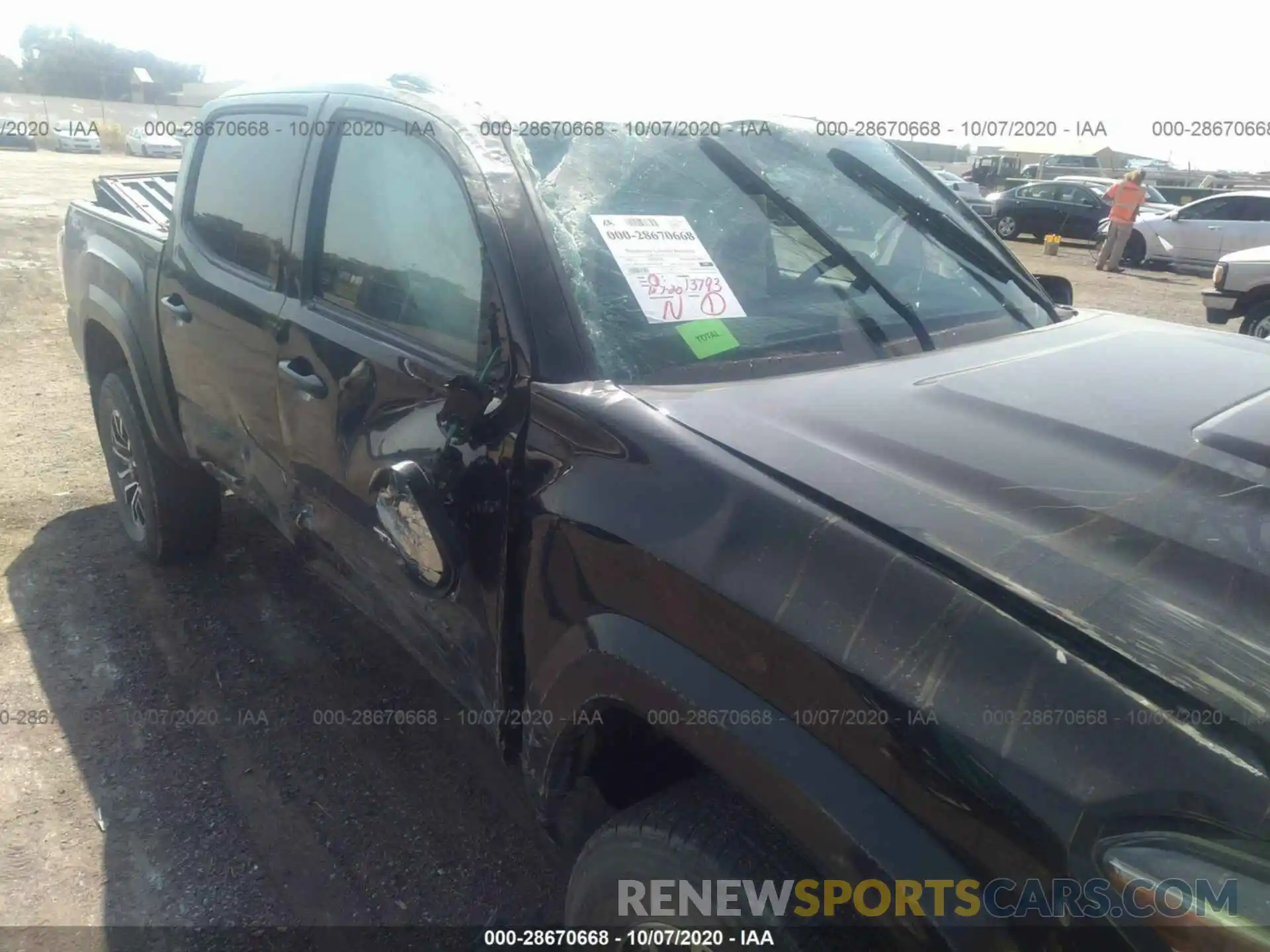 6 Photograph of a damaged car 3TMCZ5AN8LM341108 TOYOTA TACOMA 4WD 2020