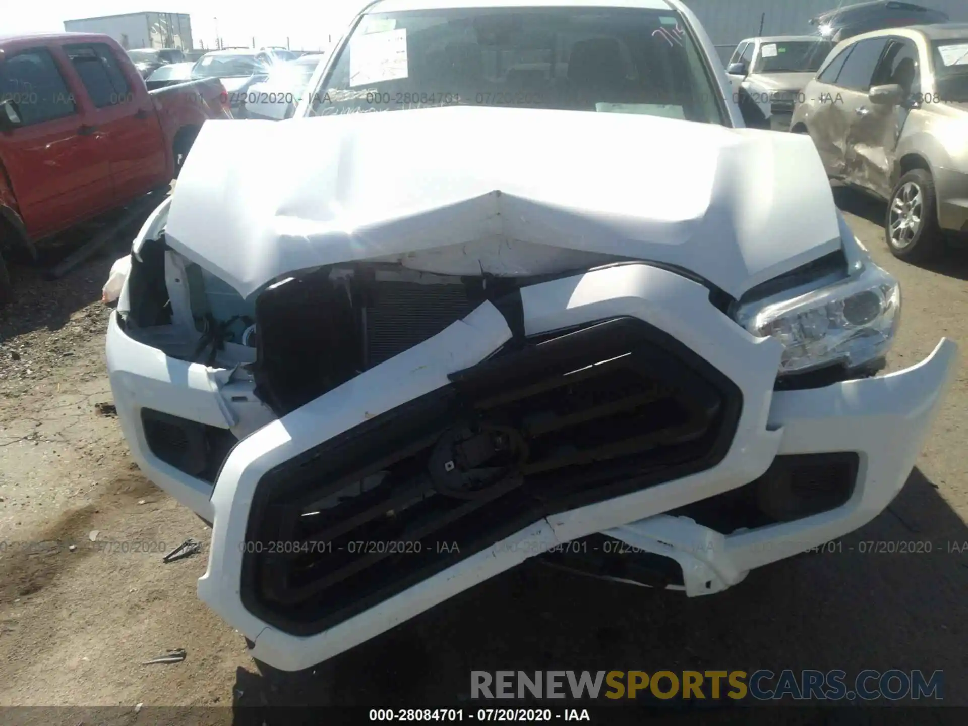 6 Photograph of a damaged car 3TMCZ5AN8LM341545 TOYOTA TACOMA 4WD 2020