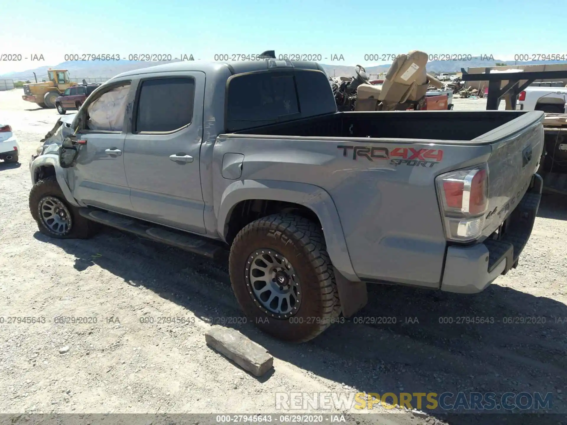 3 Photograph of a damaged car 3TMCZ5AN8LM341769 TOYOTA TACOMA 4WD 2020