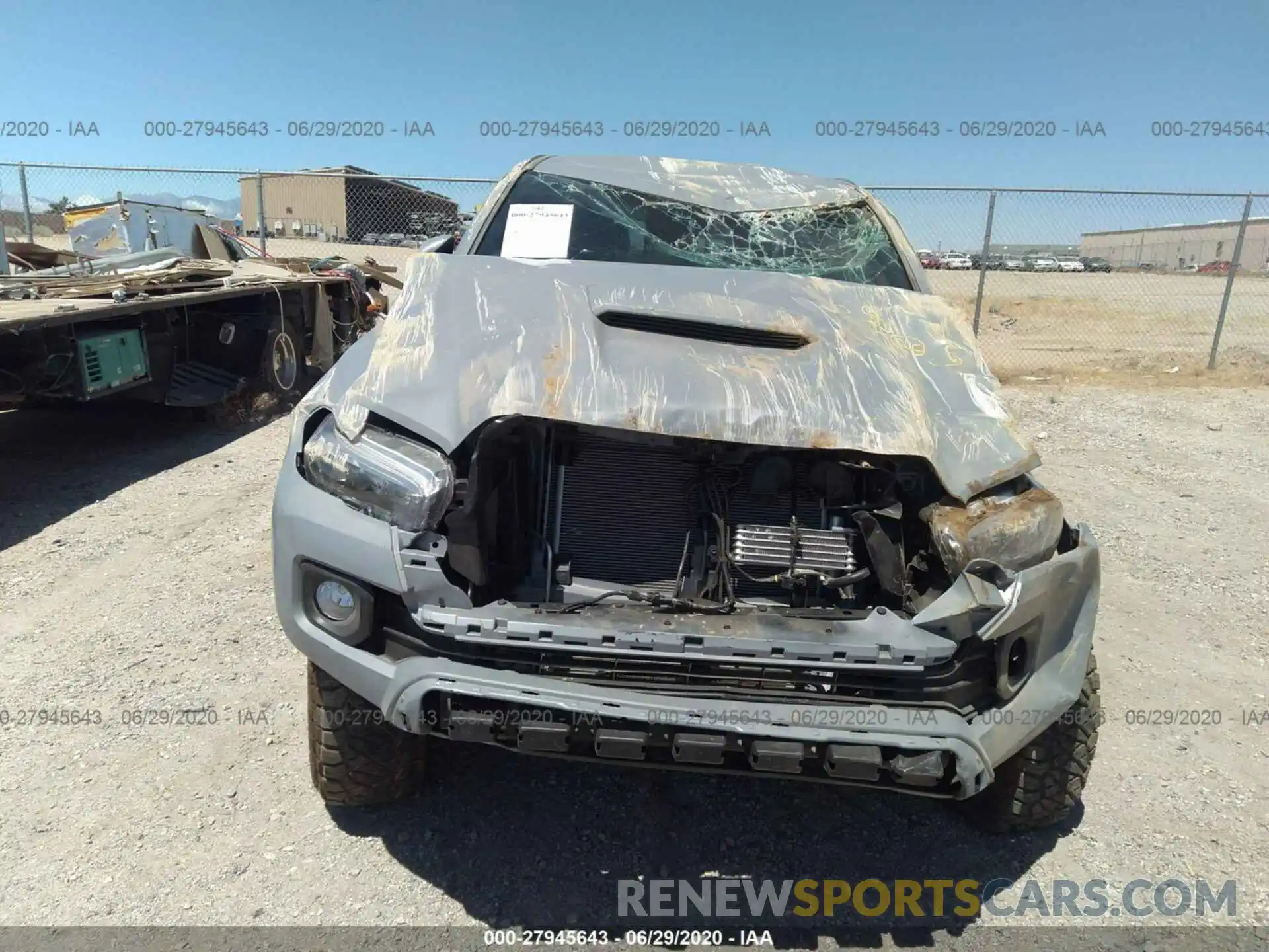 6 Photograph of a damaged car 3TMCZ5AN8LM341769 TOYOTA TACOMA 4WD 2020