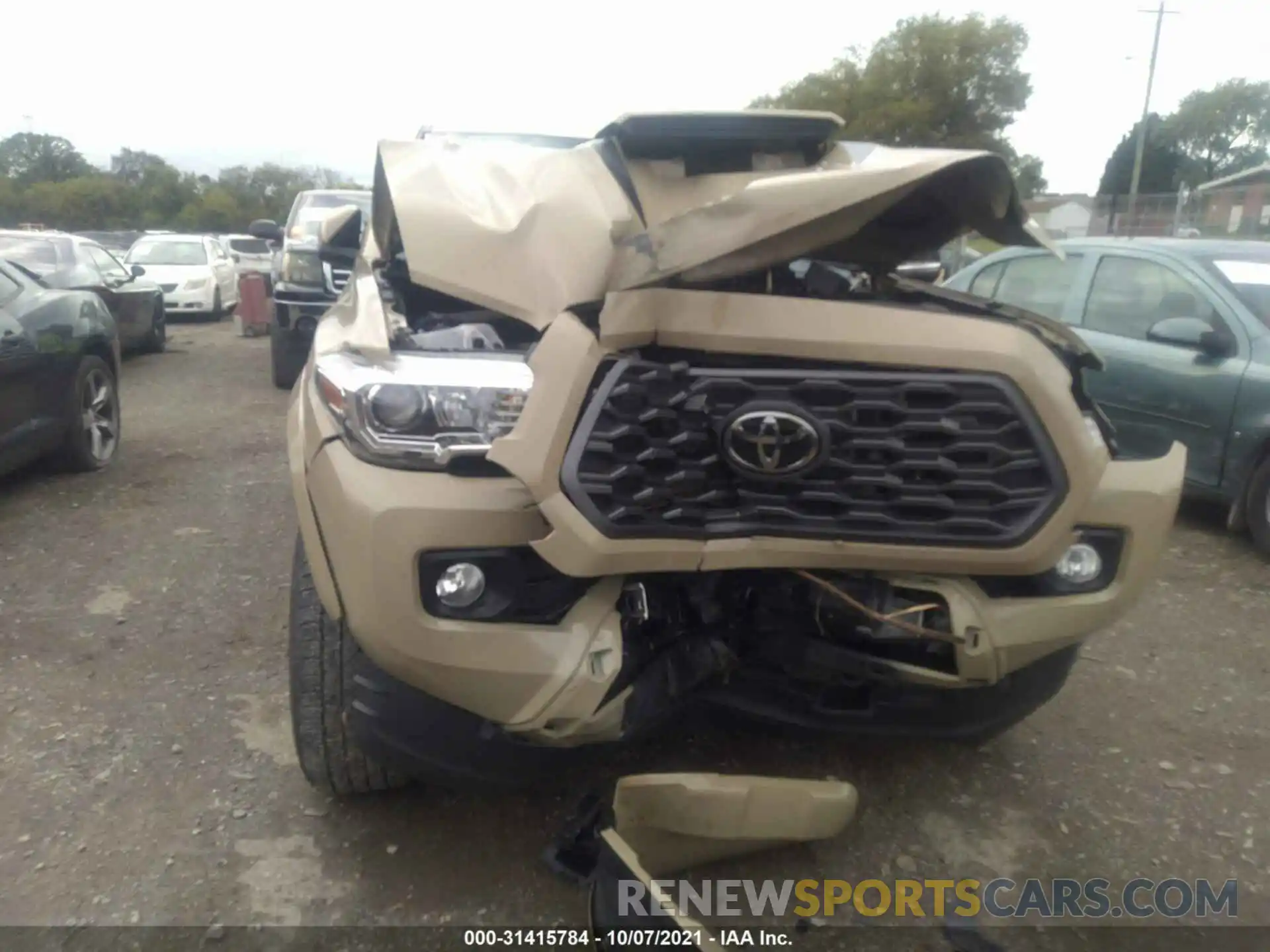 6 Photograph of a damaged car 3TMCZ5AN8LM343747 TOYOTA TACOMA 4WD 2020