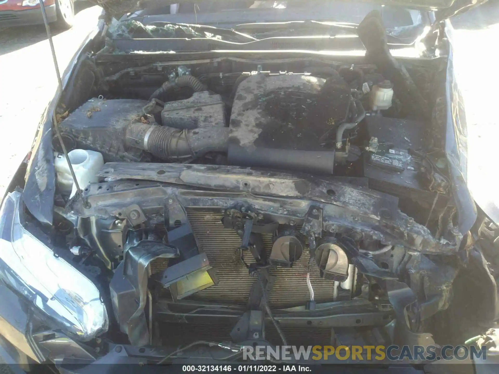 10 Photograph of a damaged car 3TMCZ5AN8LM344073 TOYOTA TACOMA 4WD 2020