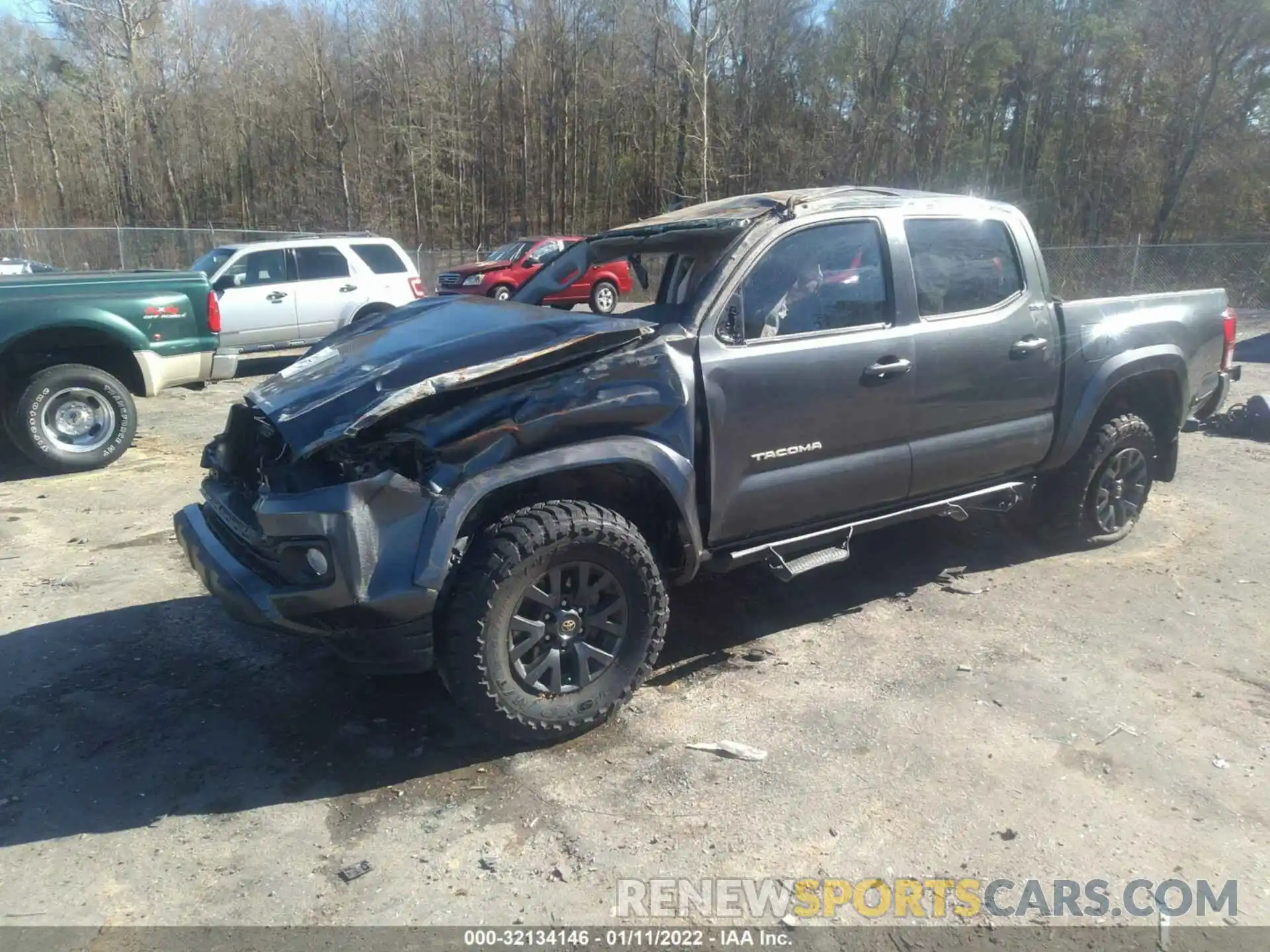 2 Photograph of a damaged car 3TMCZ5AN8LM344073 TOYOTA TACOMA 4WD 2020