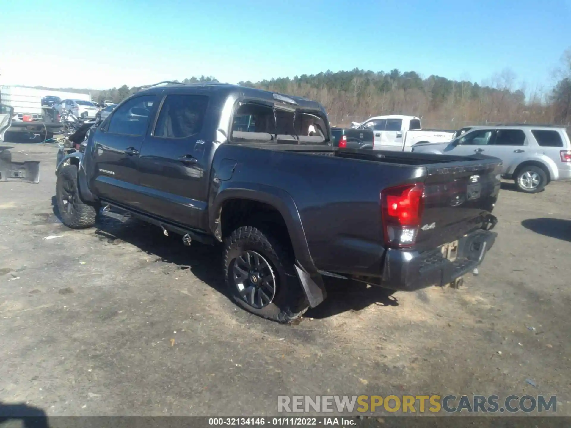 3 Photograph of a damaged car 3TMCZ5AN8LM344073 TOYOTA TACOMA 4WD 2020