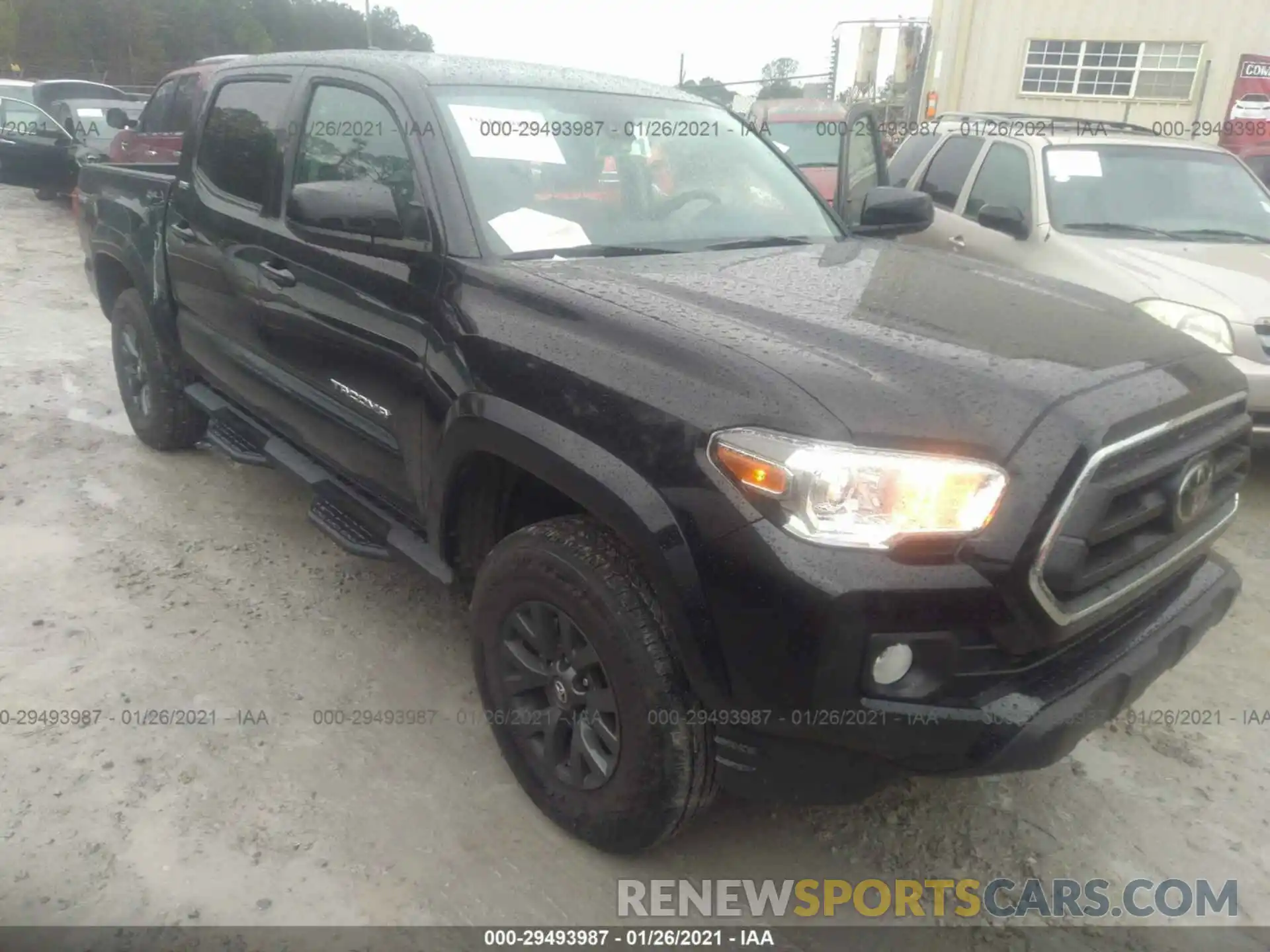 1 Photograph of a damaged car 3TMCZ5AN8LM348267 TOYOTA TACOMA 4WD 2020