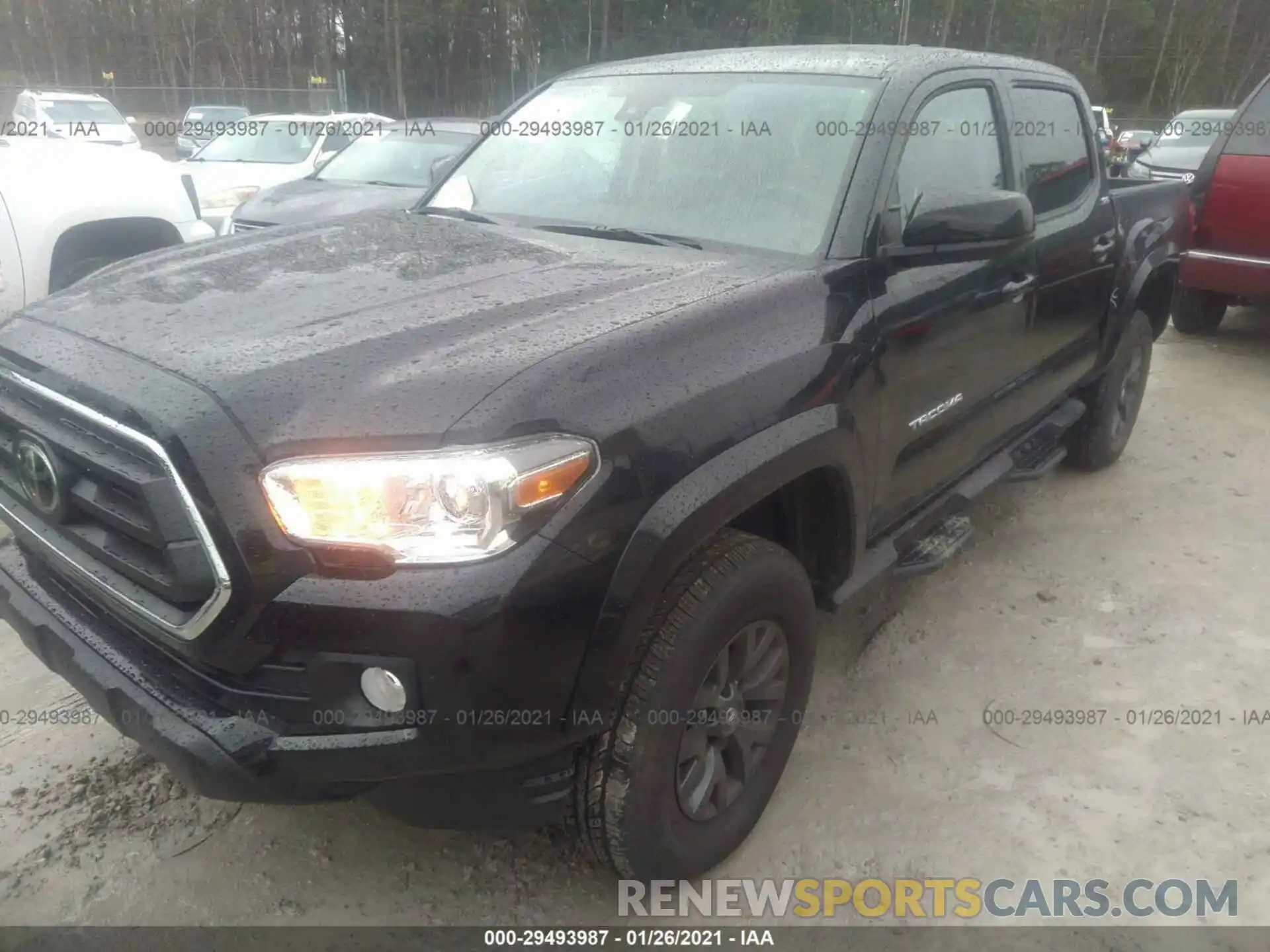 2 Photograph of a damaged car 3TMCZ5AN8LM348267 TOYOTA TACOMA 4WD 2020