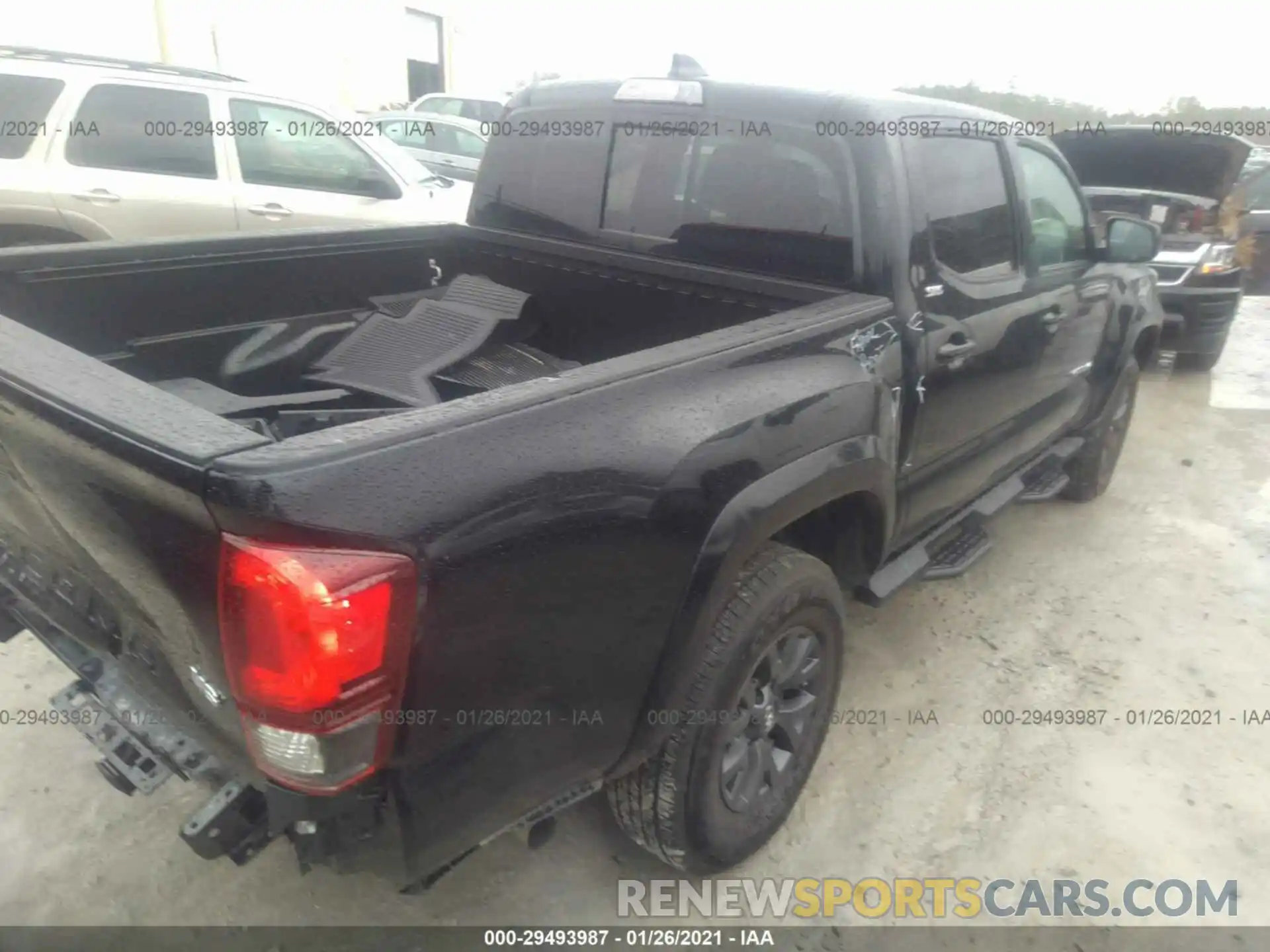 4 Photograph of a damaged car 3TMCZ5AN8LM348267 TOYOTA TACOMA 4WD 2020